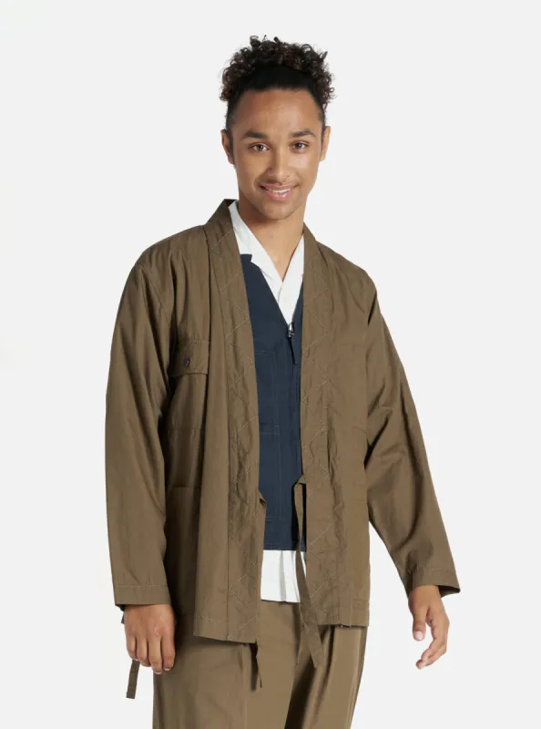 Universal Works Osaka Work Jacket in Khaki Broad Cloth sold by Universal Works