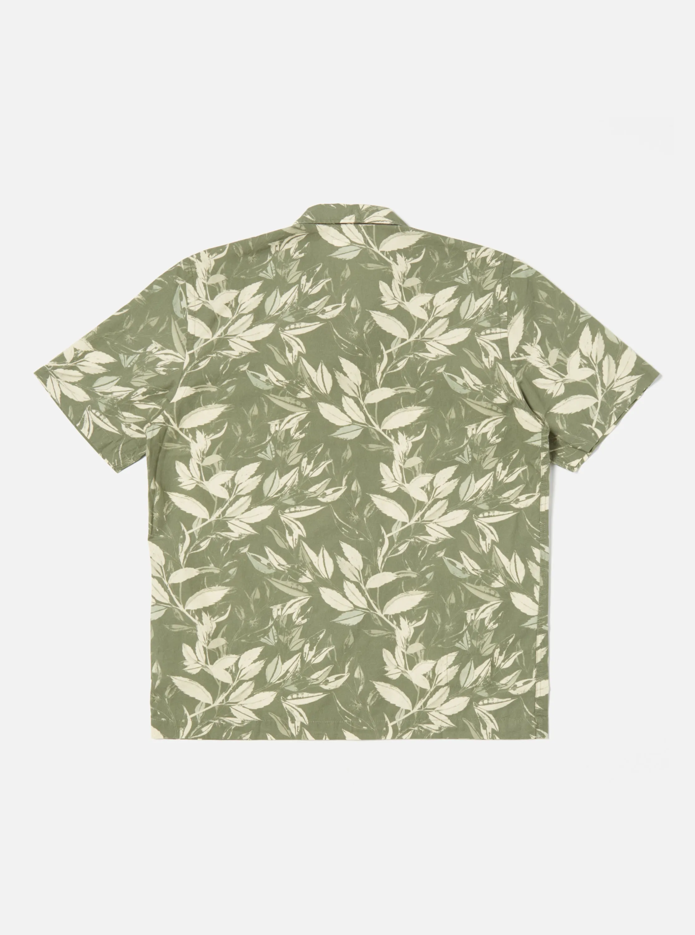Universal Works Road Shirt in Olive Organic Jungle Print sold by Universal Works product image thumbnail 3