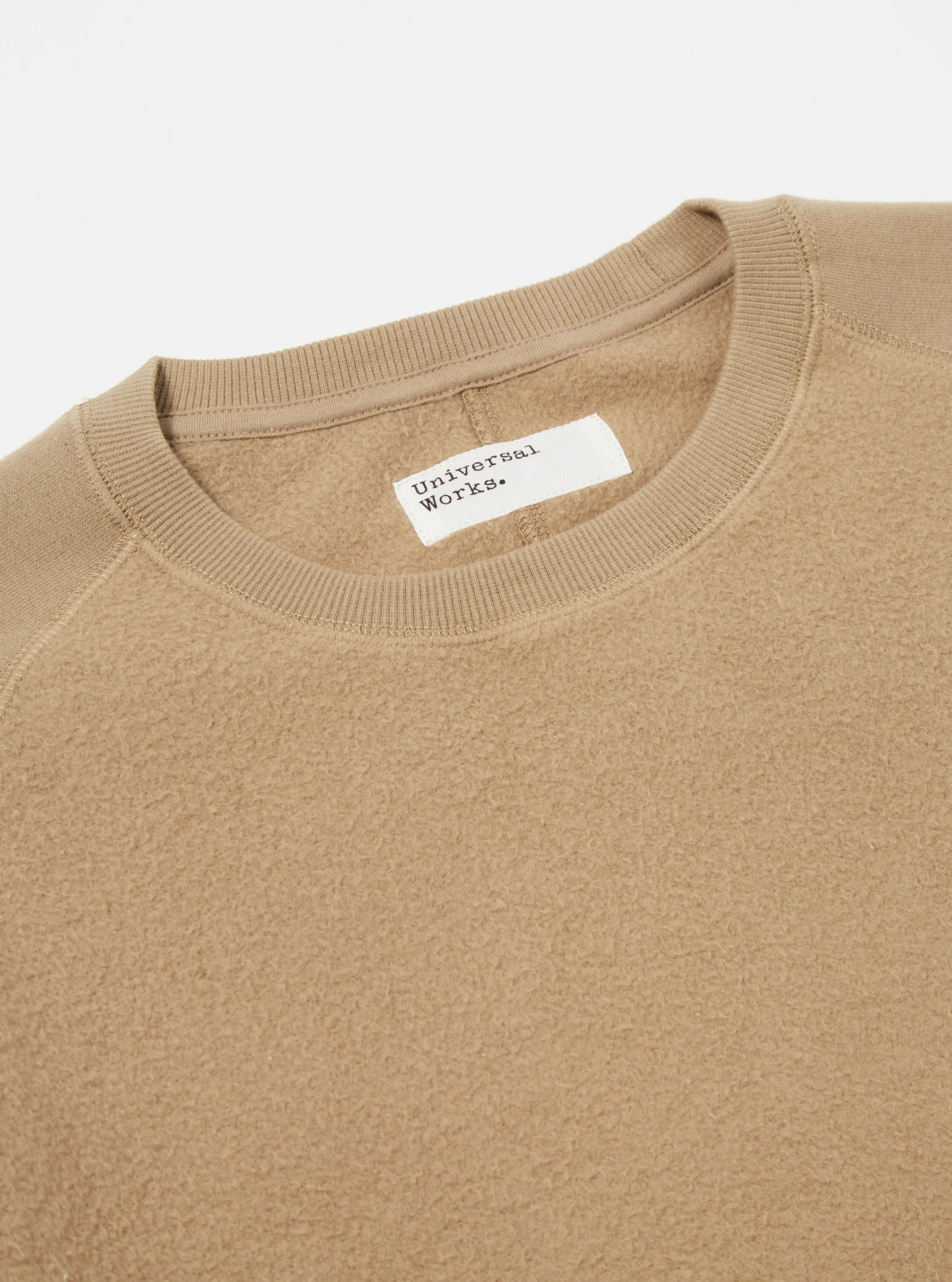 Universal Works Sweatshirt in Sand Brush Back Sweat #30 sold by Universal Works product image thumbnail 5