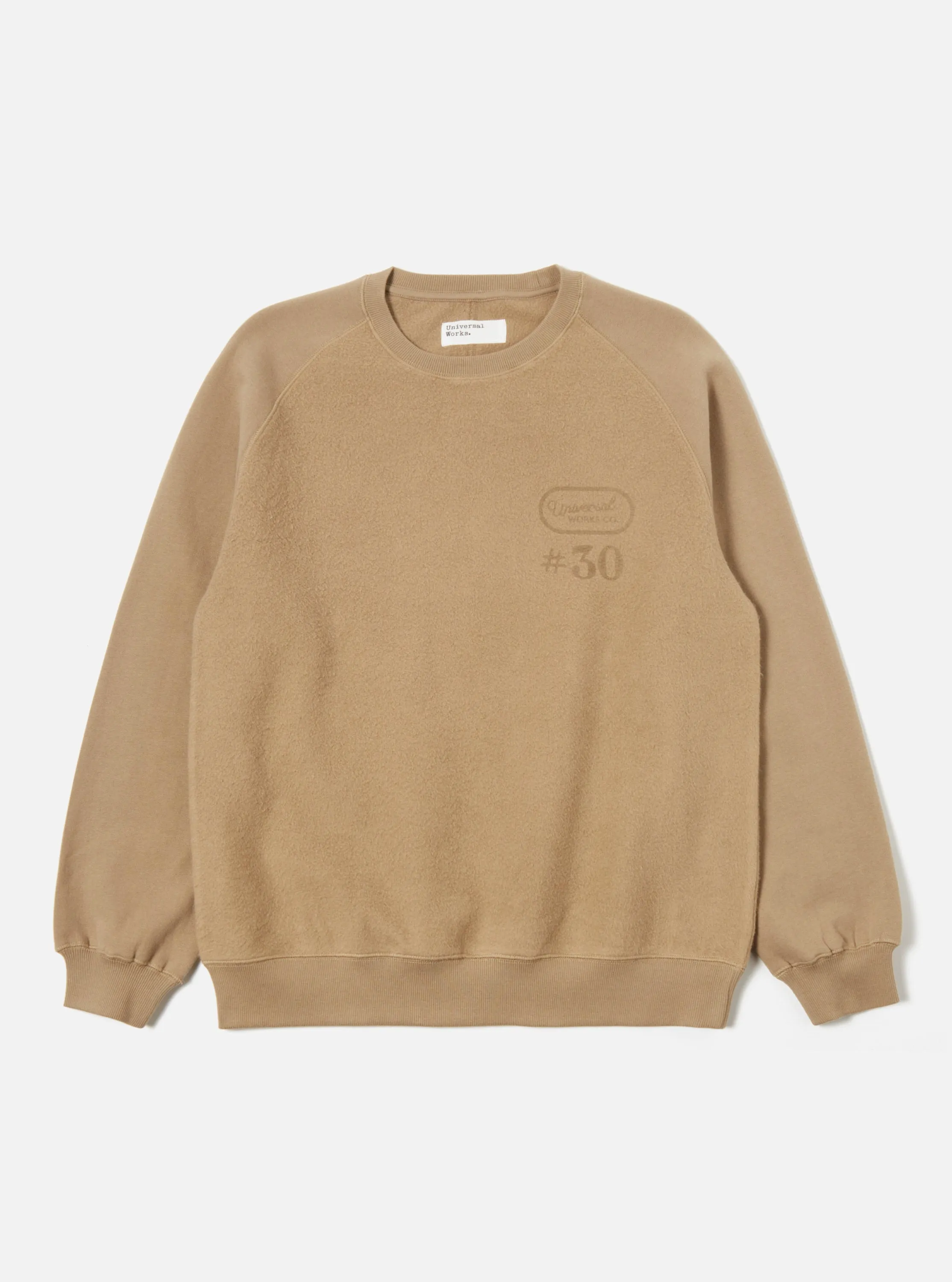 Universal Works Sweatshirt in Sand Brush Back Sweat #30 sold by Universal Works product image thumbnail 3