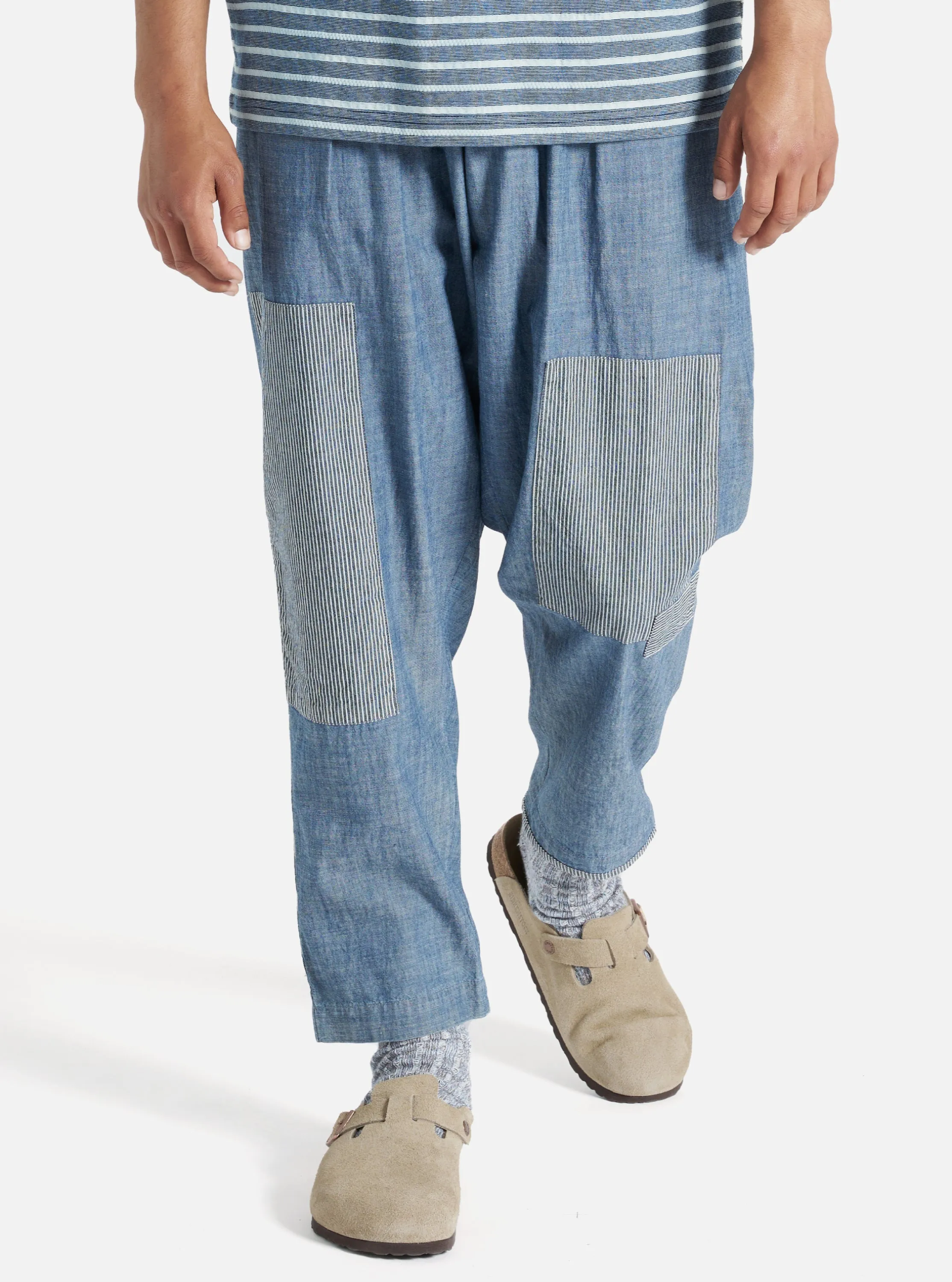 ウ★新品★et.UNiVER　Square patchwork pants ☆新品☆et.UNiVER Square patchwork pants