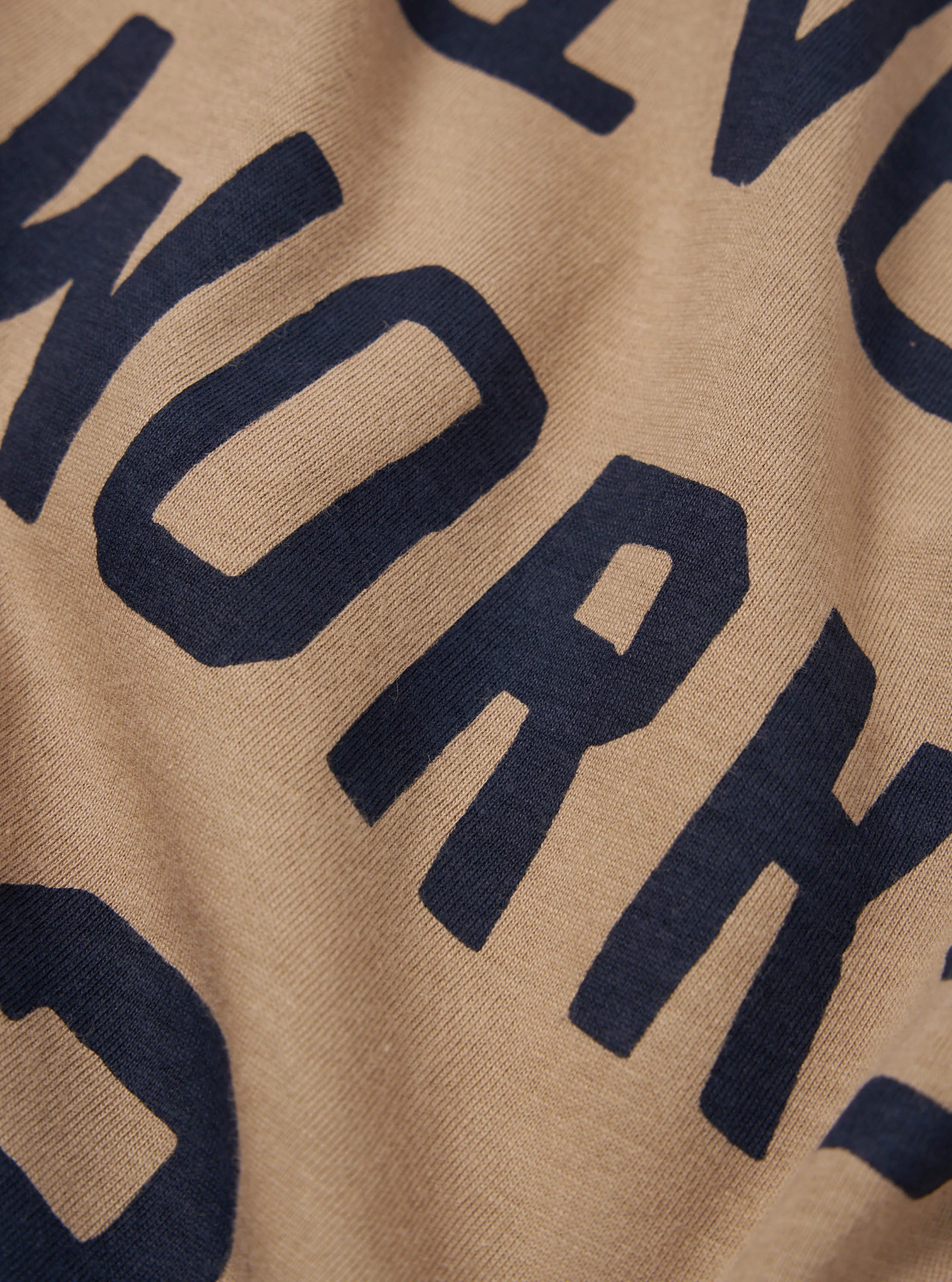 Universal Works Football T Shirt in Sand Single Jersey UW31 sold by Universal Works product image thumbnail 5