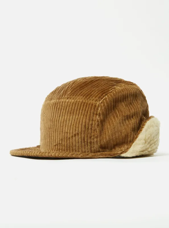 cableami® 5w Cap in Camel Corduroy sold by Universal Works