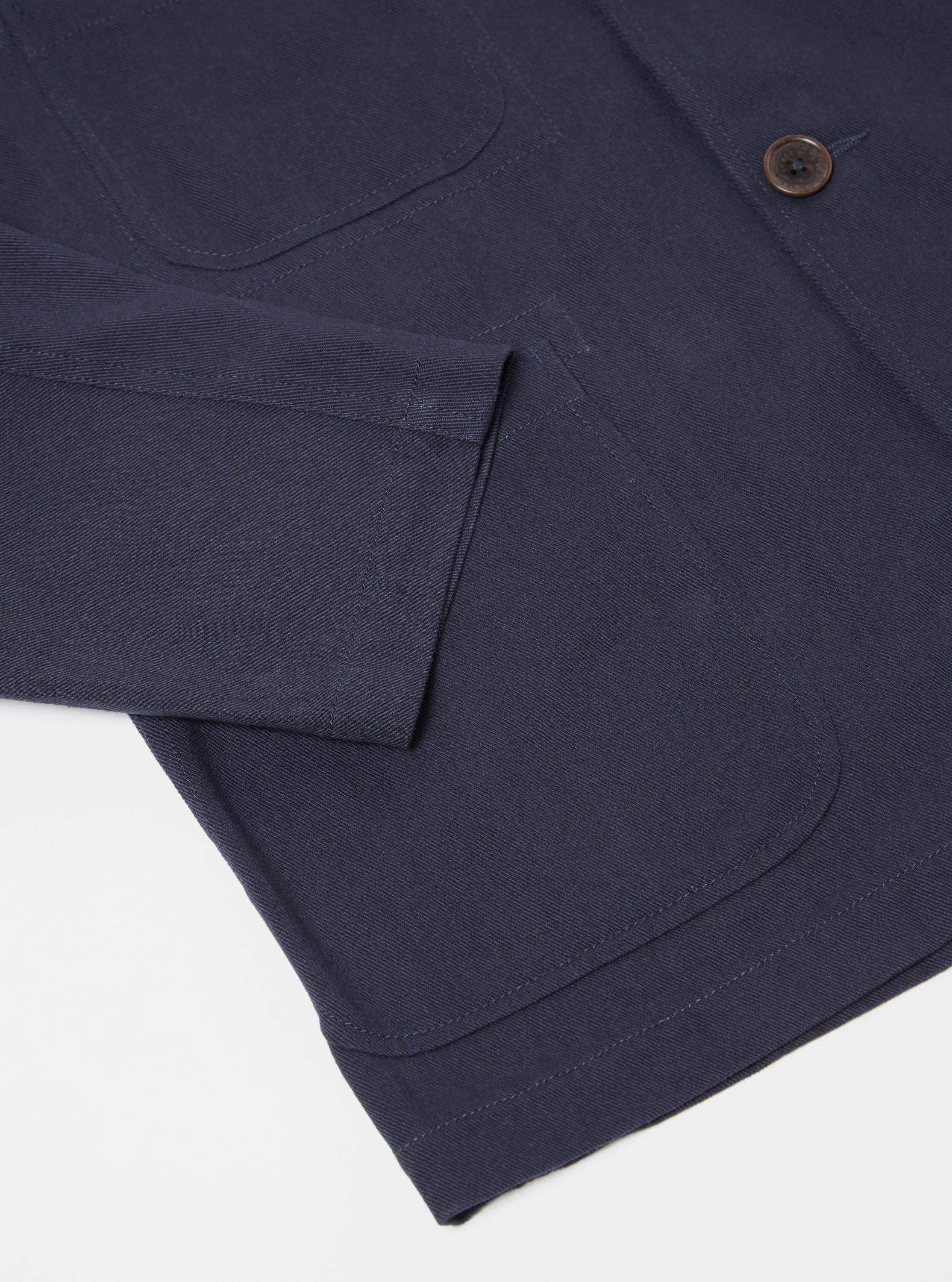 Universal Works Five Pocket Jacket in Navy Winter Twill sold by Universal Works product image thumbnail 5