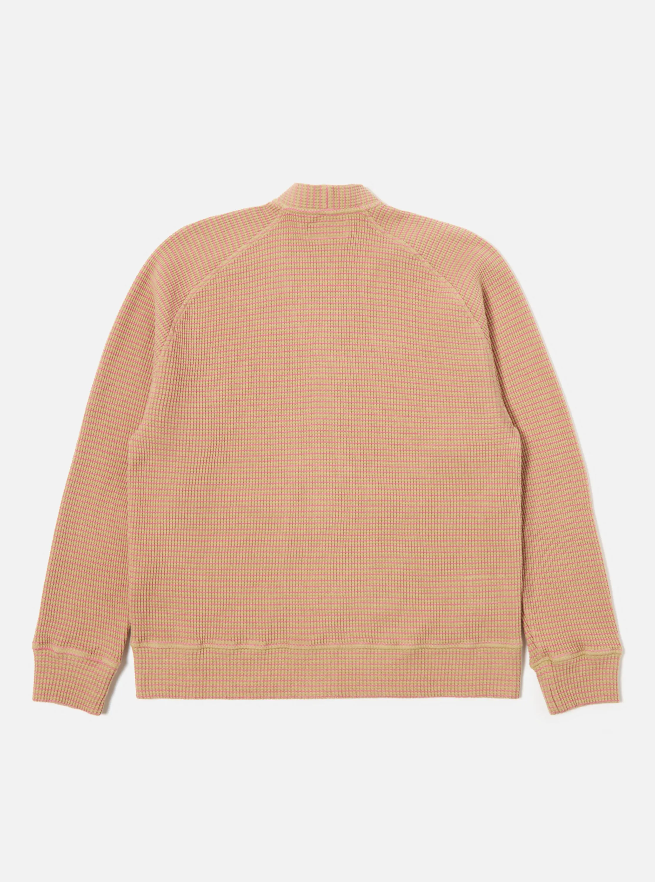 Universal Works Dickie Cardigan in Summer Oak Fluro Cotton sold by Universal Works product image thumbnail 3