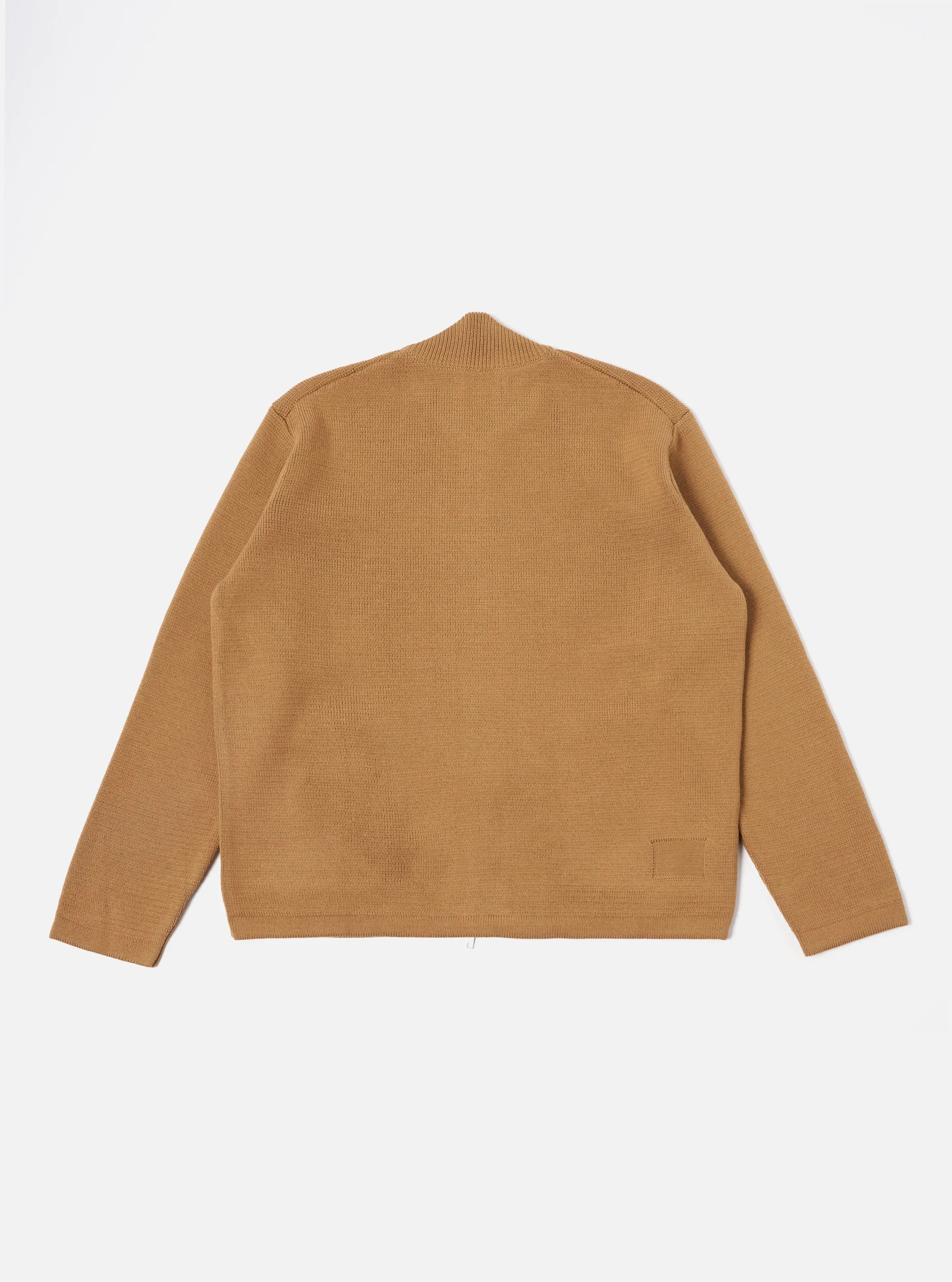 Universal Works Zip Knitwork Jacket in Sand Merino Knit sold by Universal Works product image thumbnail 2