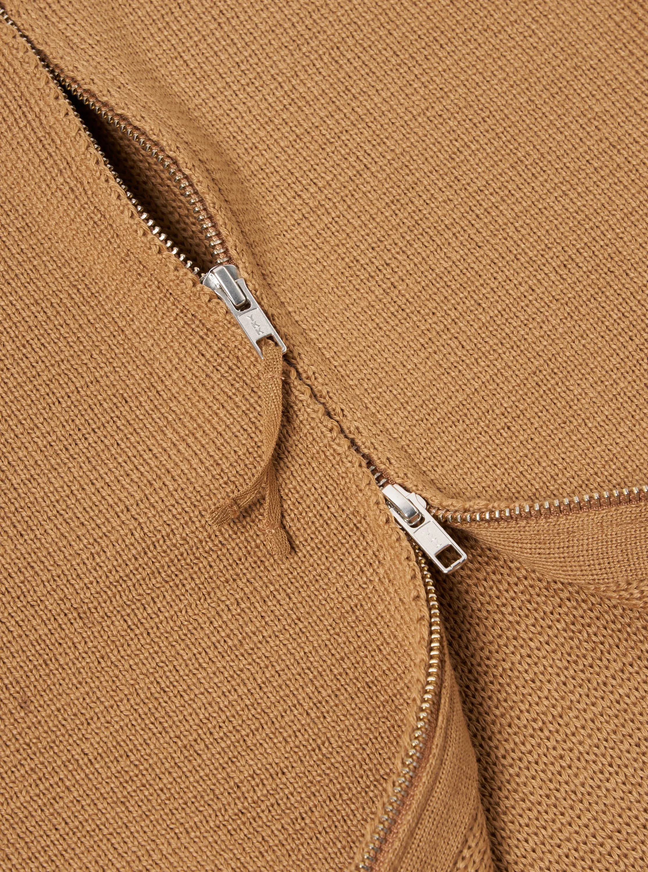 Universal Works Zip Knitwork Jacket in Sand Merino Knit sold by Universal Works product image thumbnail 4