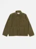 Universal Works Field Jacket in Olive 6 Wale Corduroy sold by Universal Works
