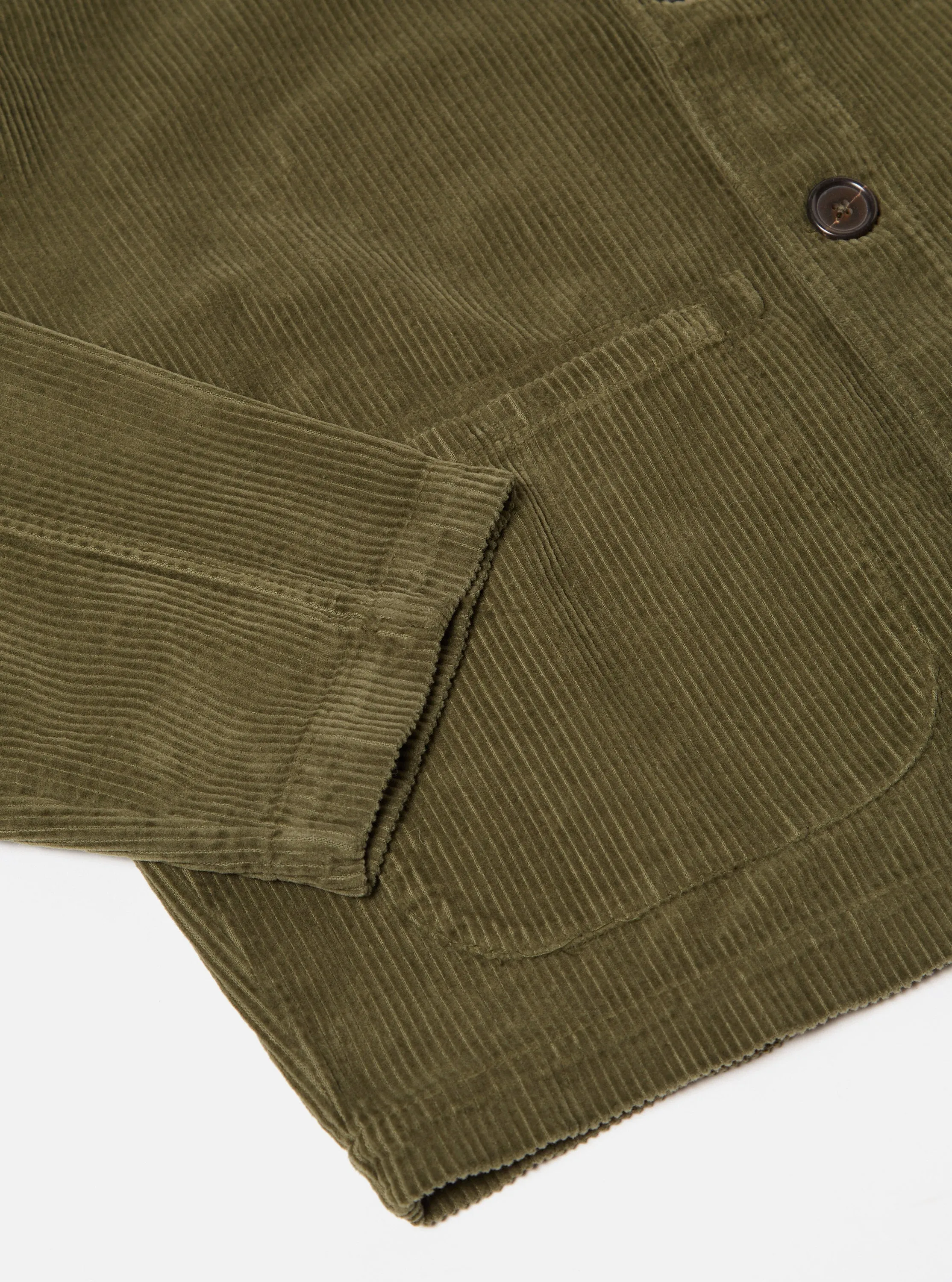Universal Works Field Jacket in Olive 6 Wale Corduroy sold by Universal Works product image thumbnail 5