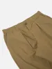 Universal Works Pleated Track Pant in Khaki Broad Cloth sold by Universal Works