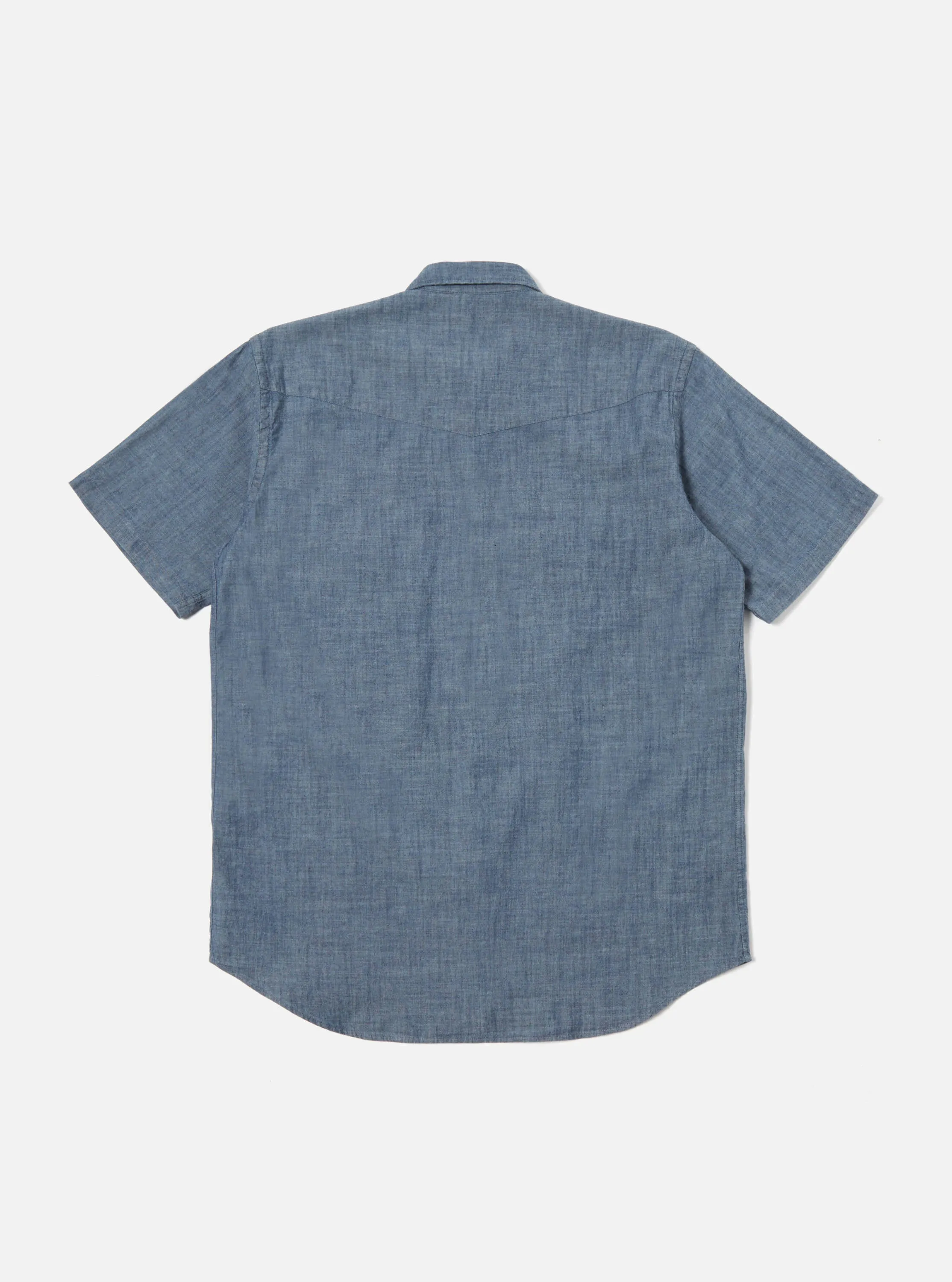 Universal Works Western Garage Shirt in Indigo Chambray sold by Universal Works product image thumbnail 3