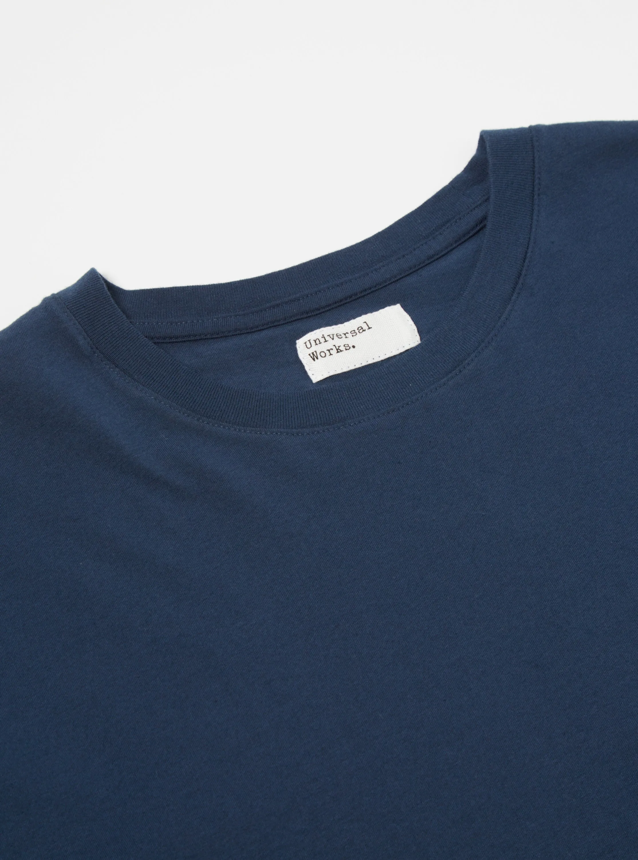 Universal Works Print Pocket Tee in Navy Organic Jersey sold by Universal Works product image thumbnail 4