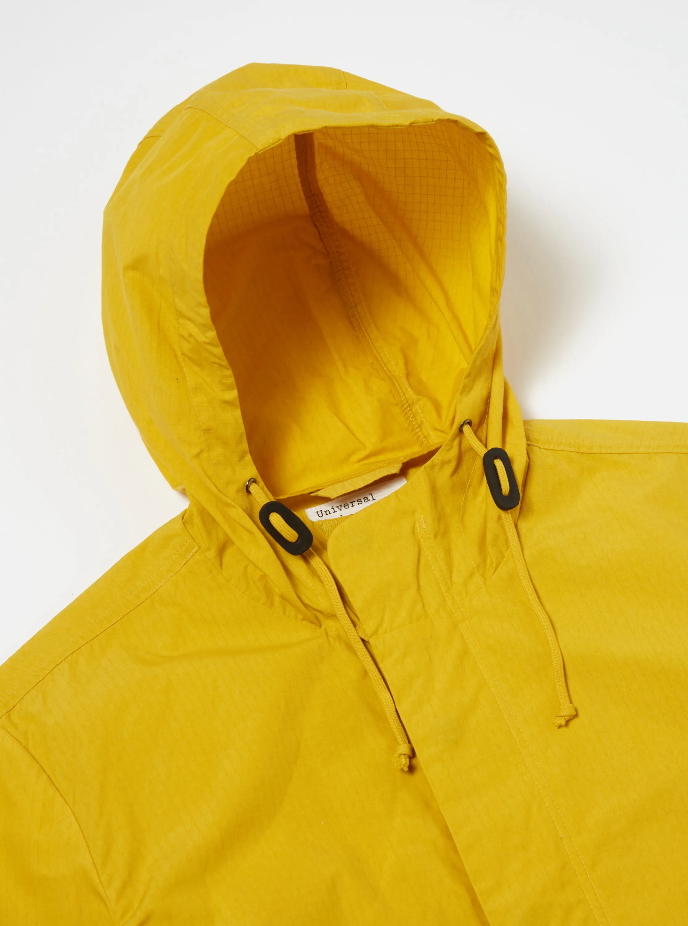 Universal Works Stanedge Jacket in Yellow Halley Ripstop sold by Universal Works product image thumbnail 4