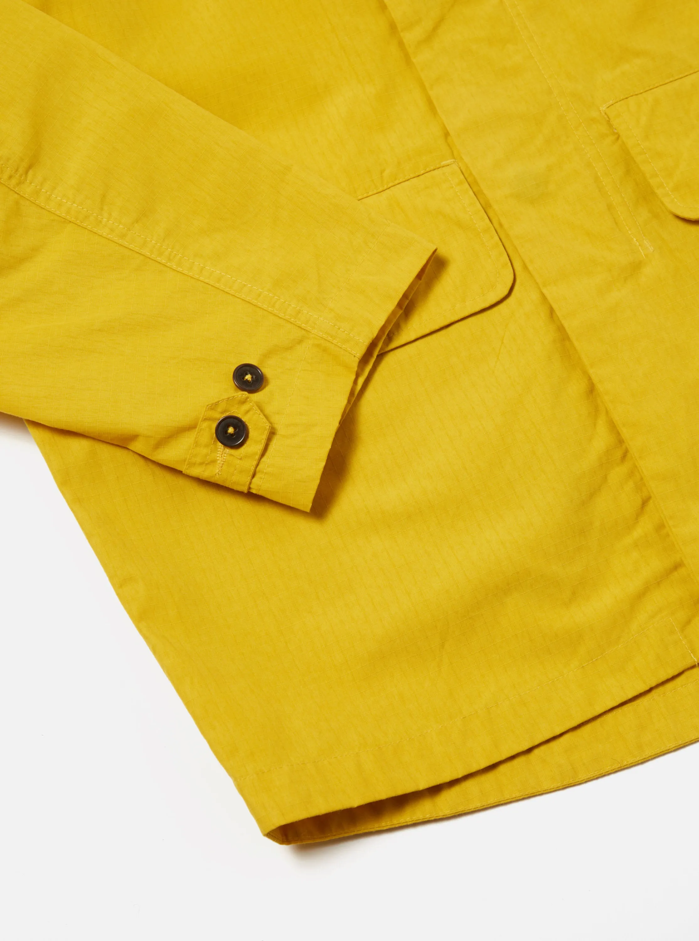 Universal Works Stanedge Jacket in Yellow Halley Ripstop sold by Universal Works product image thumbnail 5