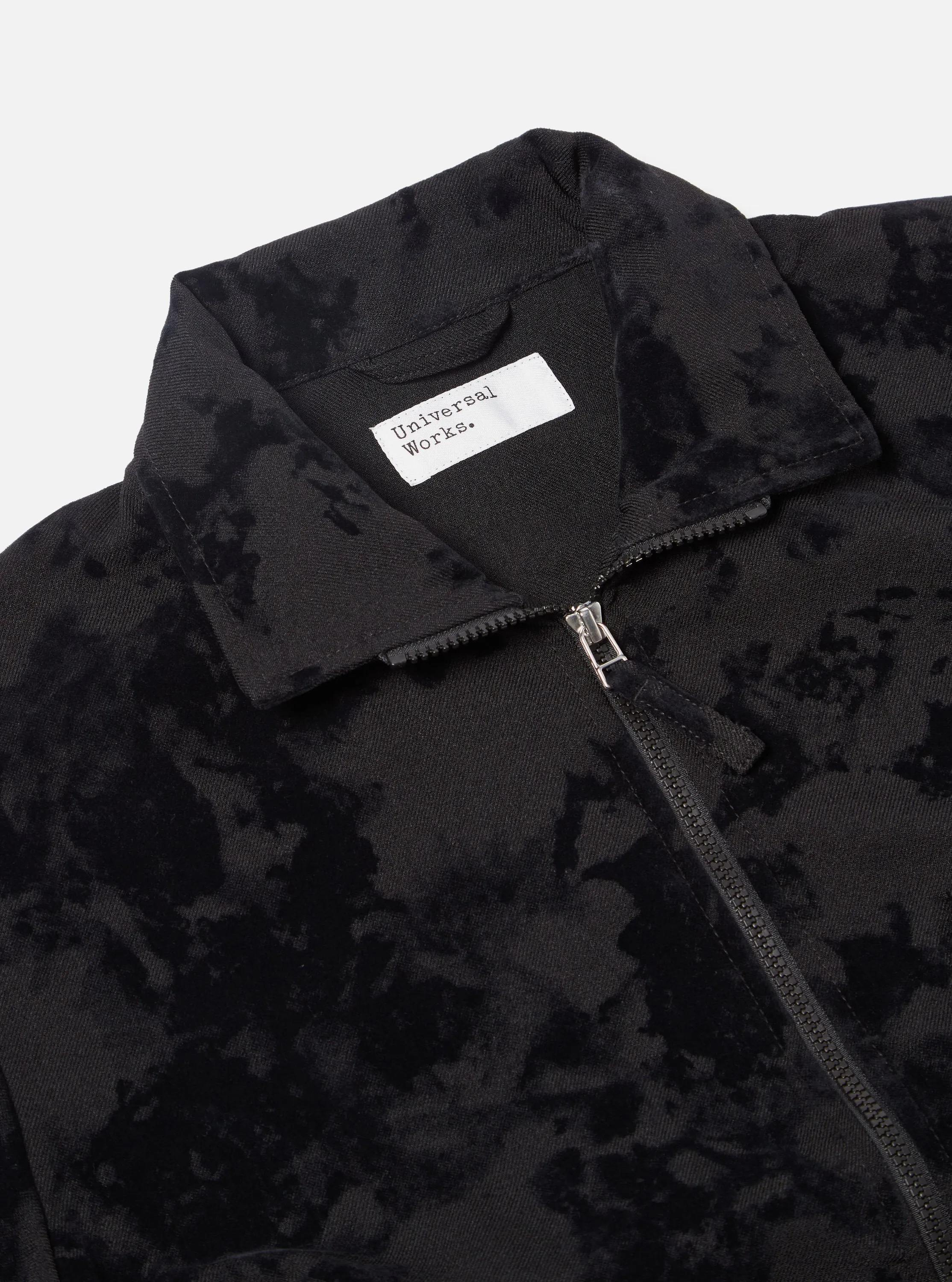 Universal Works K Track Top in Black Japanese Flock Camo sold by Universal Works product image thumbnail 5