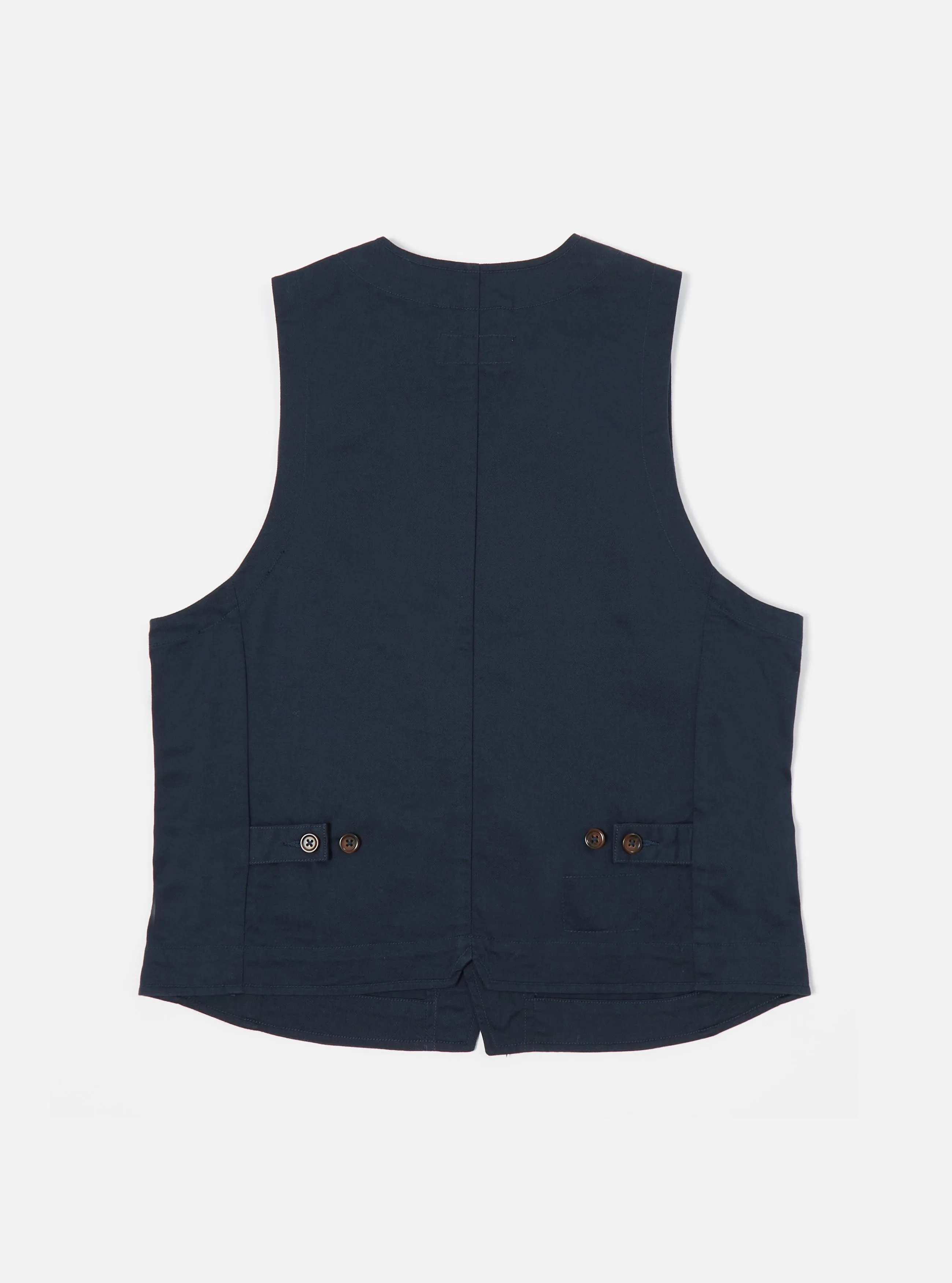 Navy Twill Field Waistcoat sold by Universal Works product image thumbnail 2