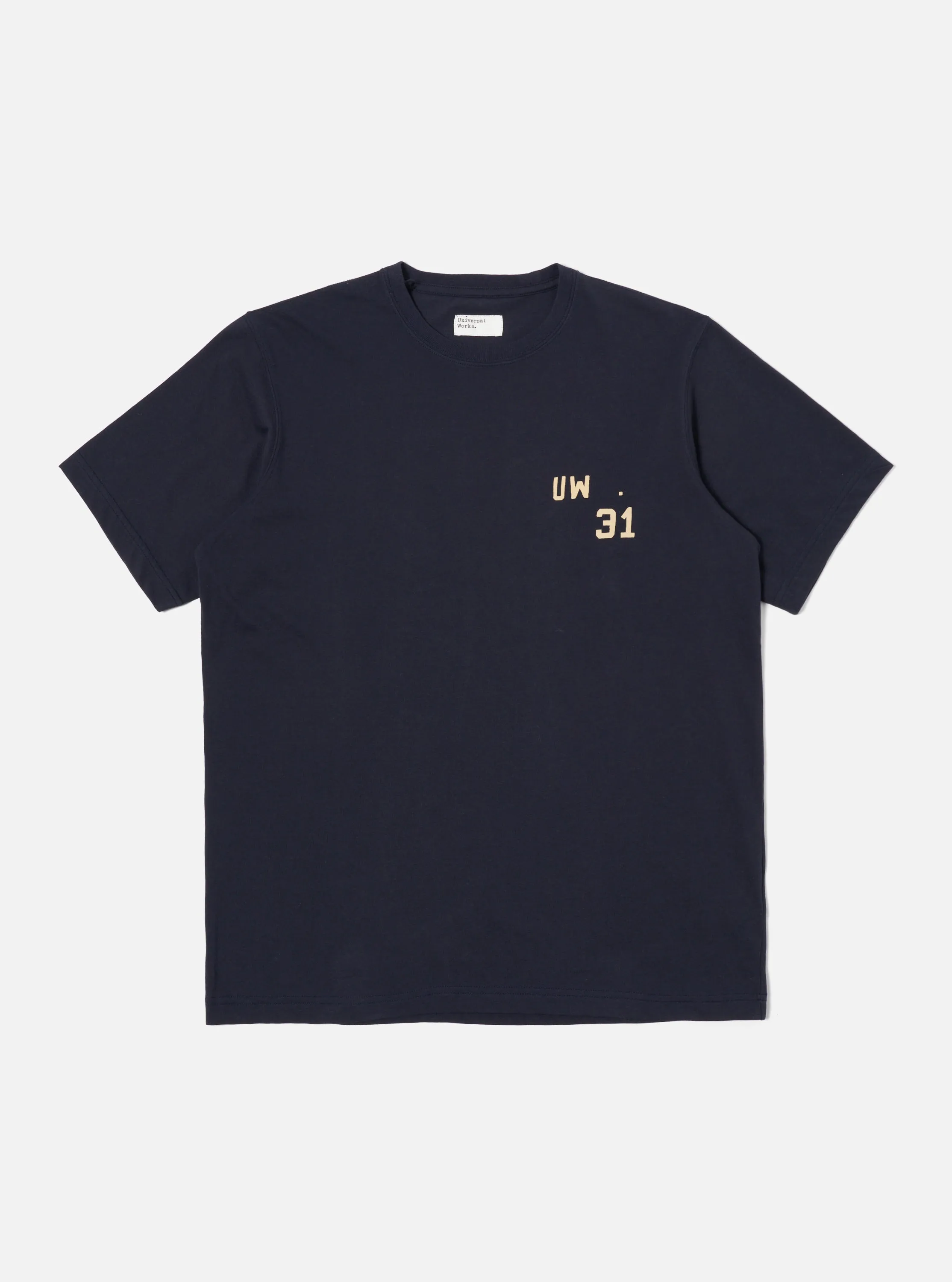 Universal Works Print Tee in Navy Single Jersey UW31 sold by Universal Works product image thumbnail 2