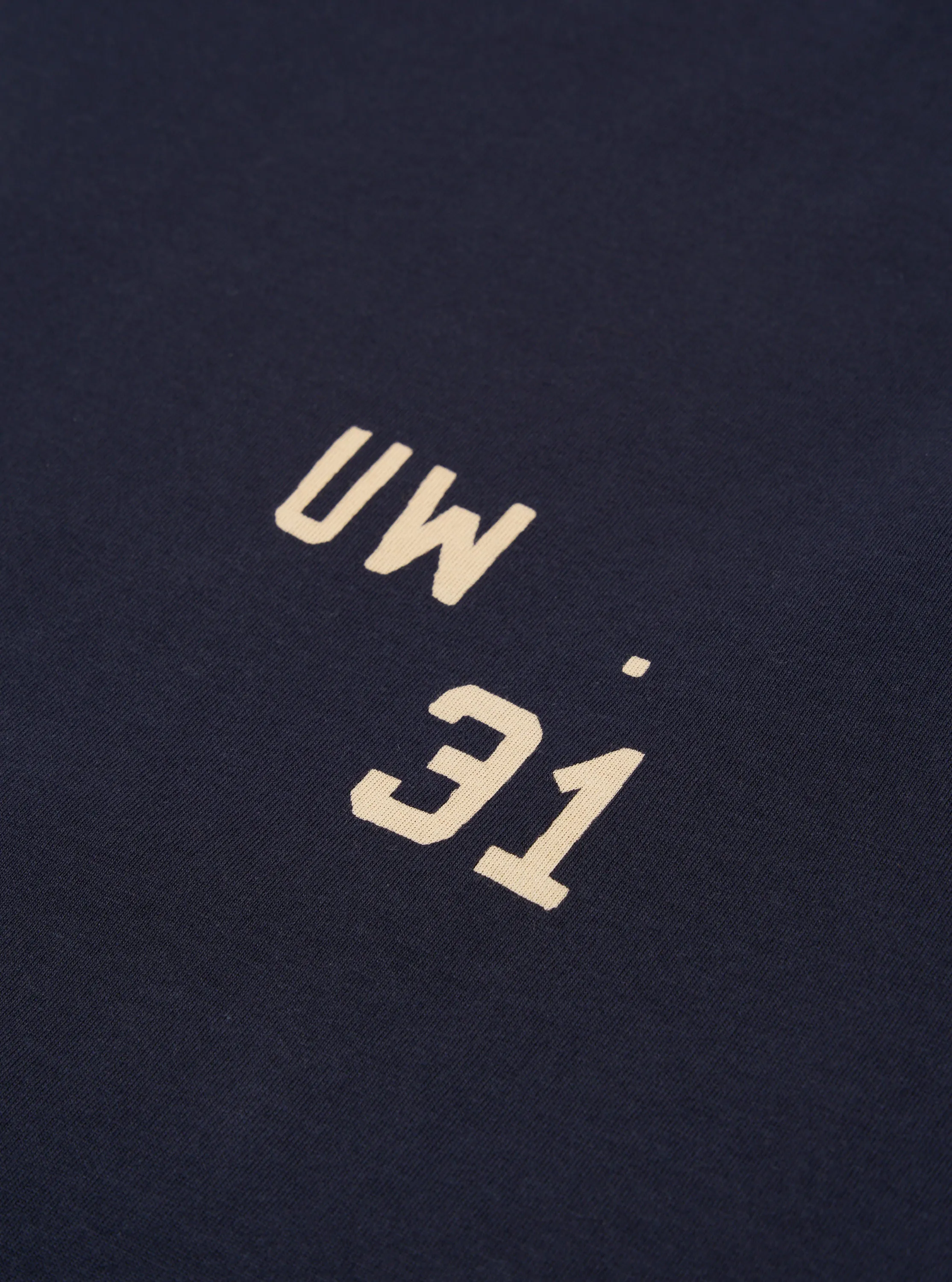 Universal Works Print Tee in Navy Single Jersey UW31 sold by Universal Works product image thumbnail 5