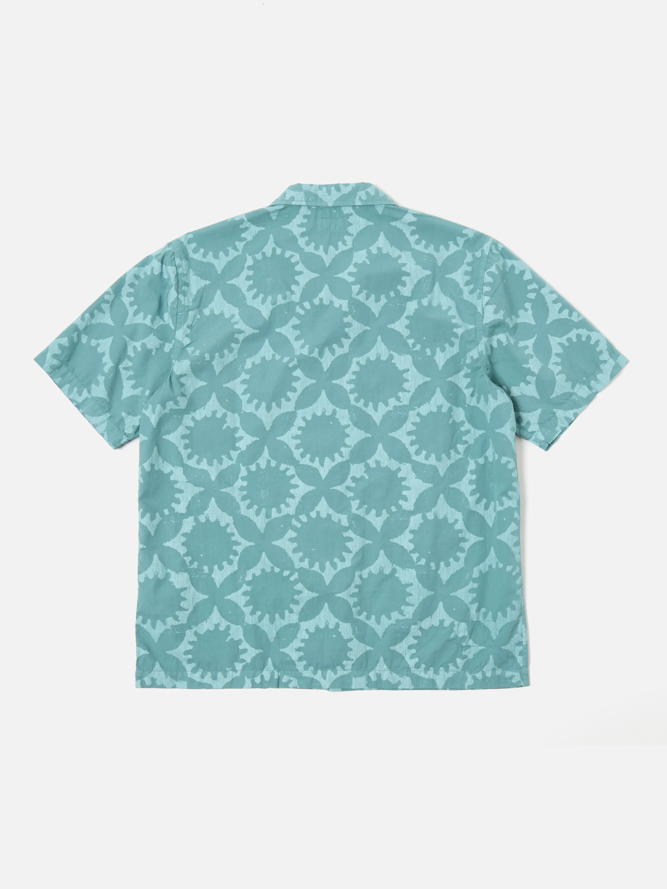 Universal Works Road Shirt in Sea Blue Sun Print sold by Universal Works product image thumbnail 3