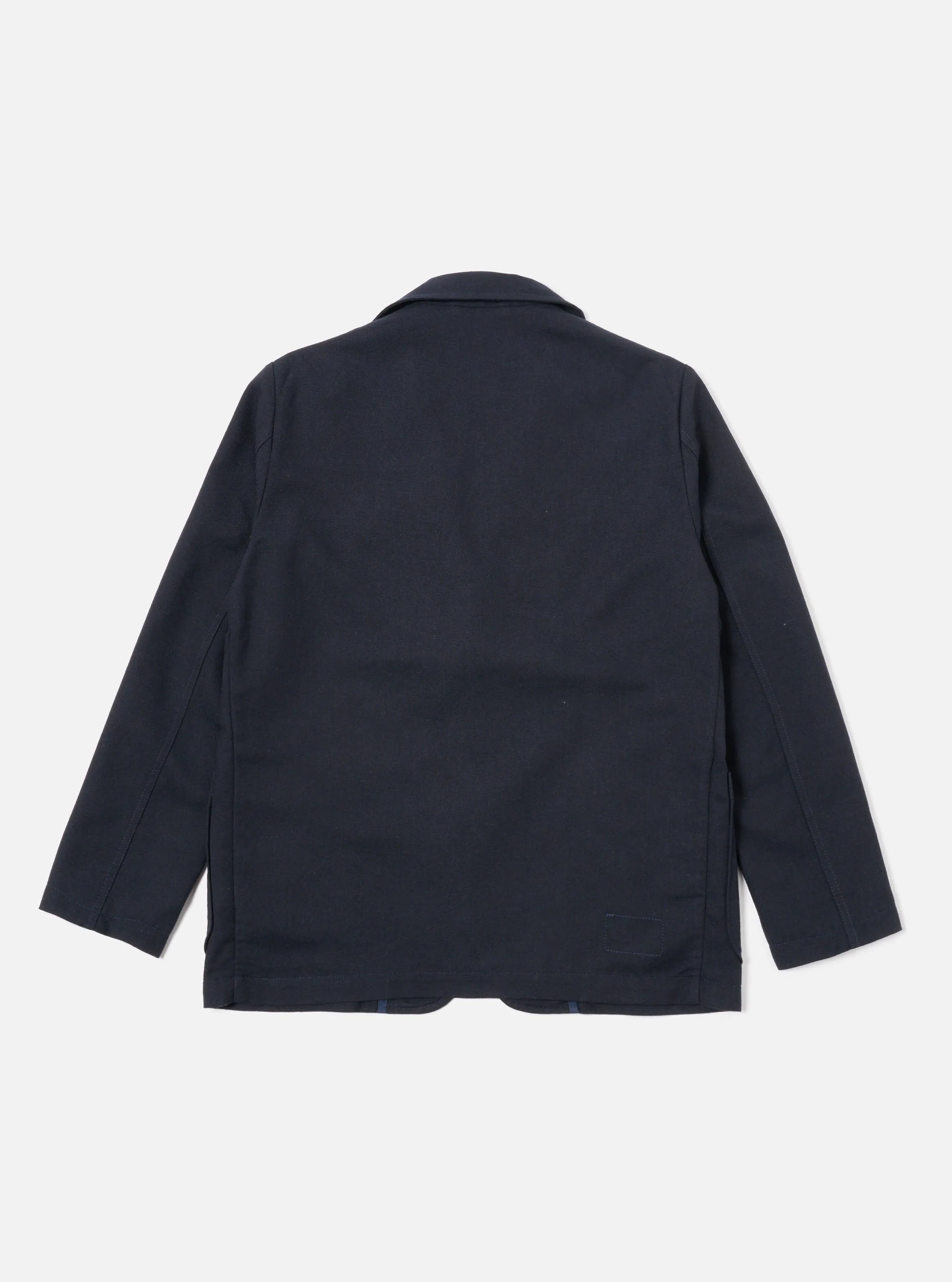 Universal Works Two Button Jacket in Navy Upcycled Italian Tweed sold by Universal Works product image thumbnail 2