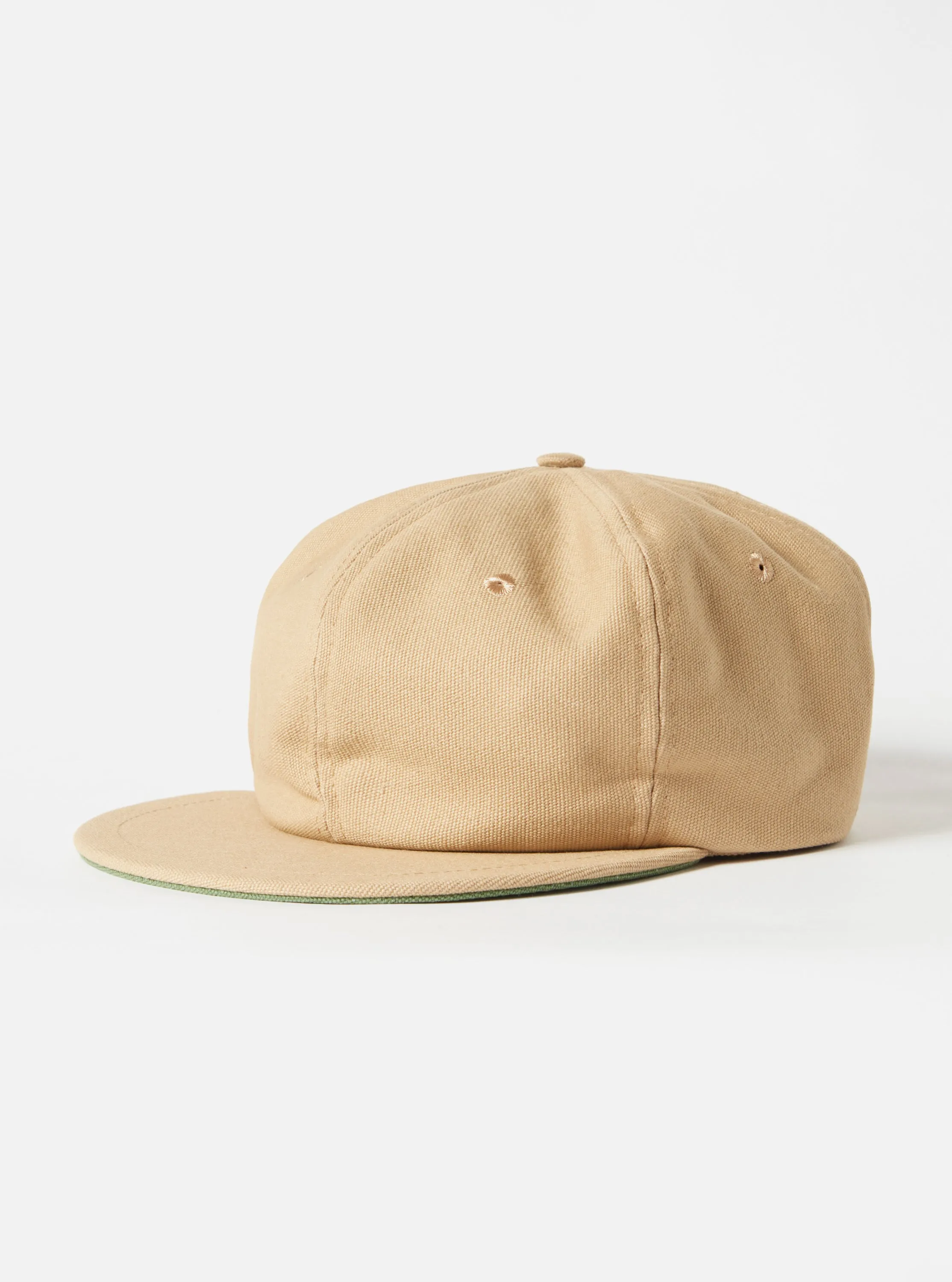 Universal Works Cricket Cap in Summer Oak Canvas sold by Universal Works product image thumbnail 3
