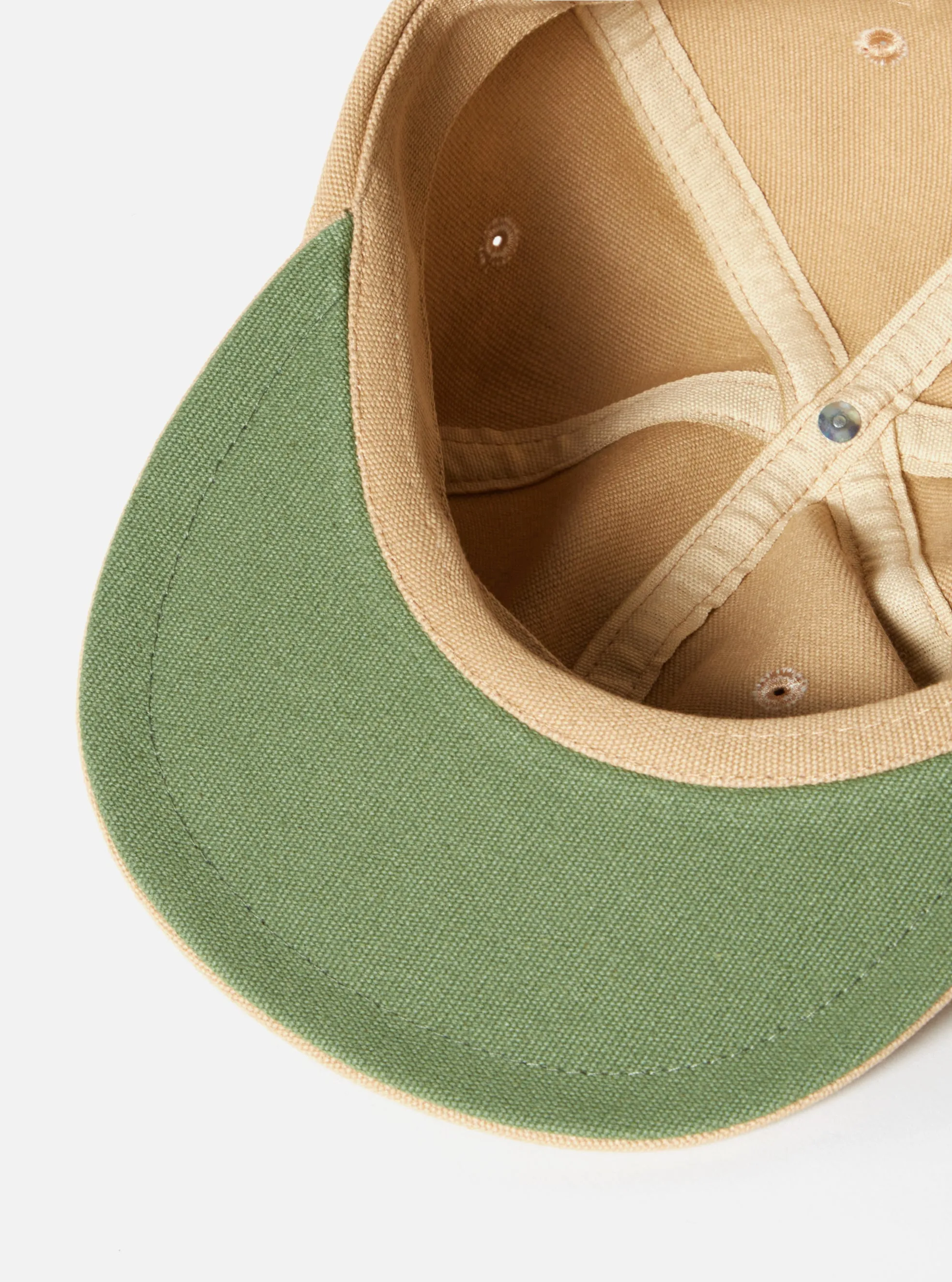 Universal Works Cricket Cap in Summer Oak Canvas sold by Universal Works product image thumbnail 5