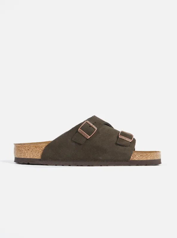 Birkenstock Zürich in Mocha Suede sold by Universal Works