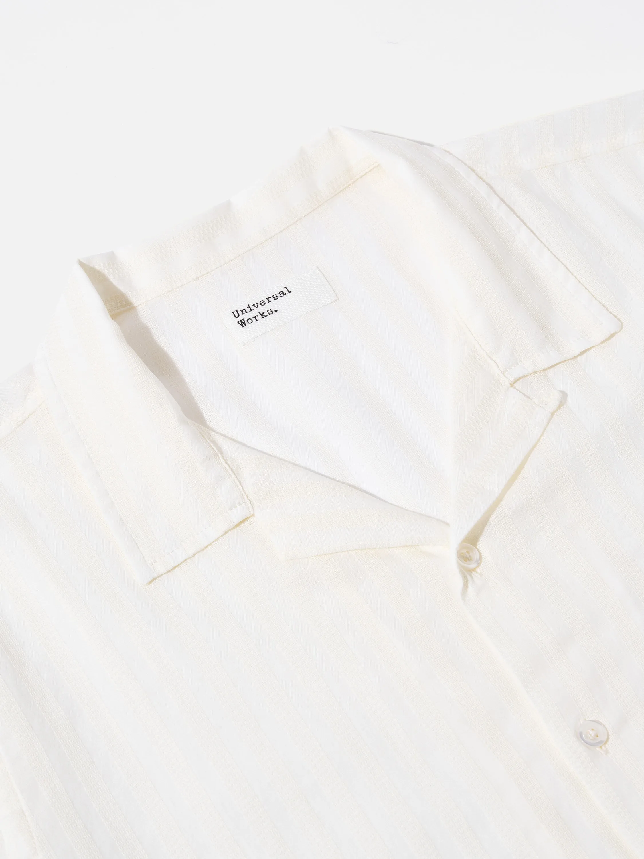 Universal Works Road Shirt in Ecru Toga Cotton sold by Universal Works product image thumbnail 3