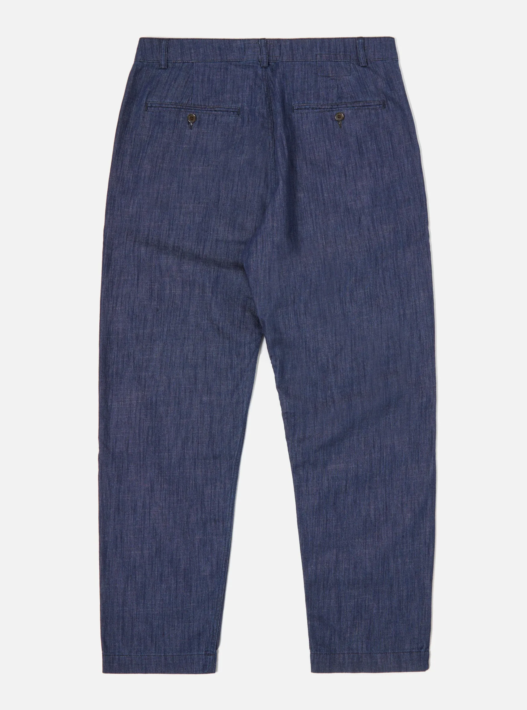 Universal Works Military Chino in Indigo Atlantic Denim sold by Universal Works product image thumbnail 2