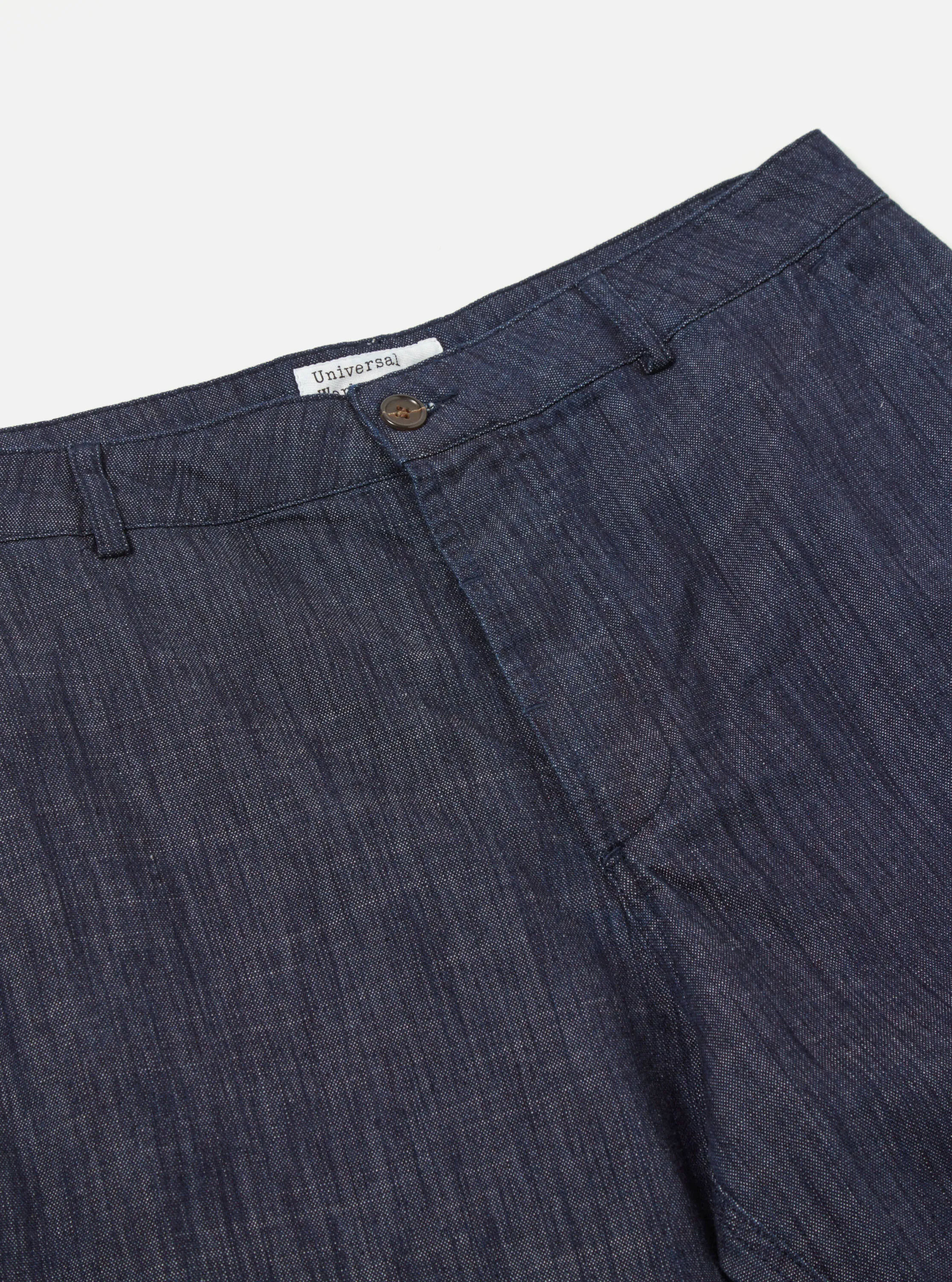 Universal Works Military Chino in Indigo Atlantic Denim sold by Universal Works product image thumbnail 3
