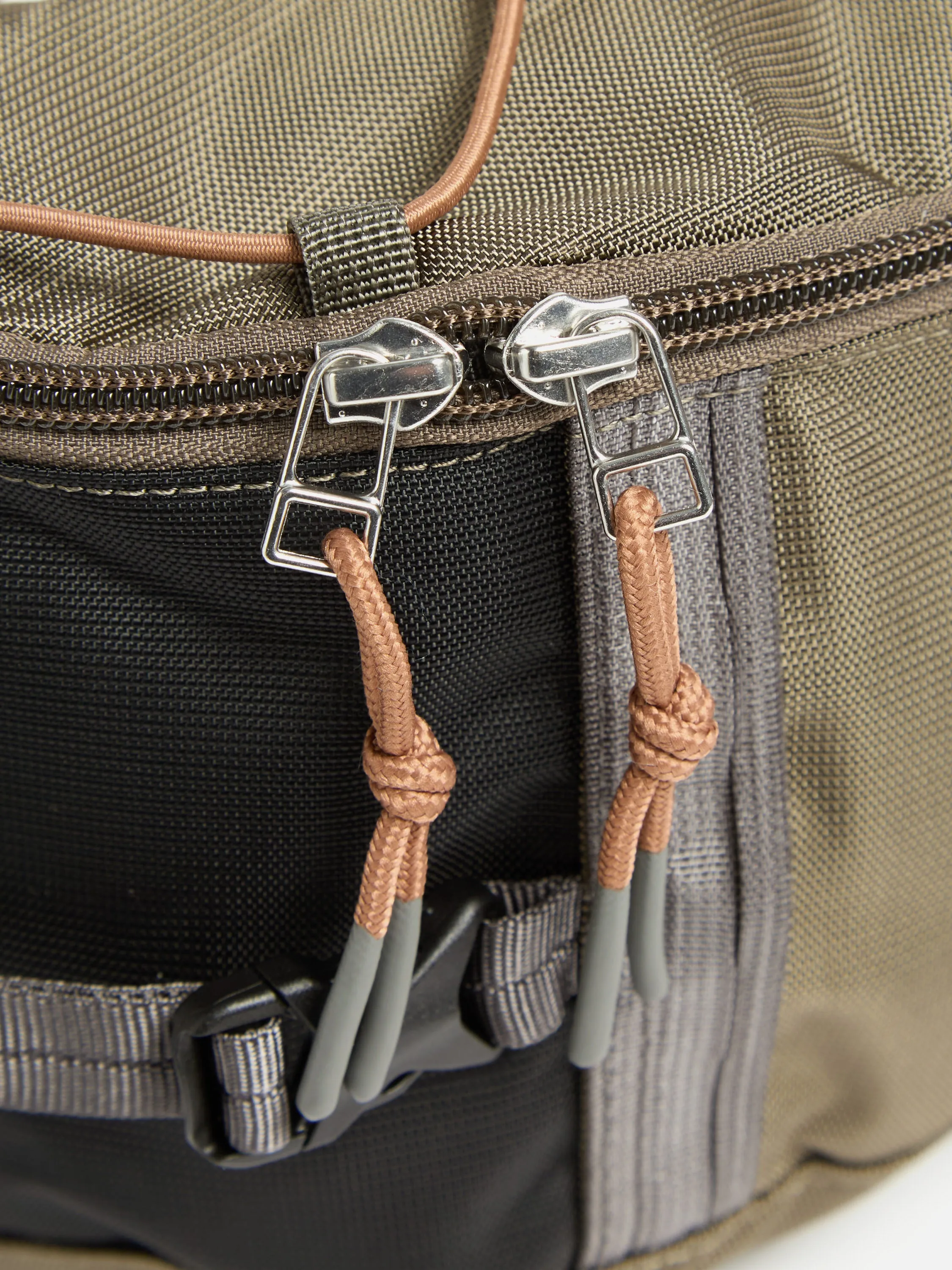 Sandqvist Allterrain Hike Crossbody Bag in Multi Brown Recycled Nylon sold by Universal Works product image thumbnail 4