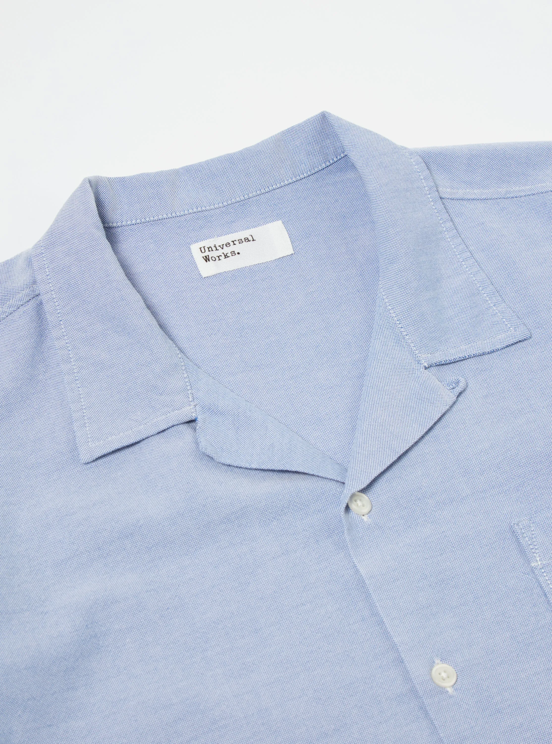Universal Works Road Shirt in Sky Oxford Cotton sold by Universal Works product image thumbnail 4