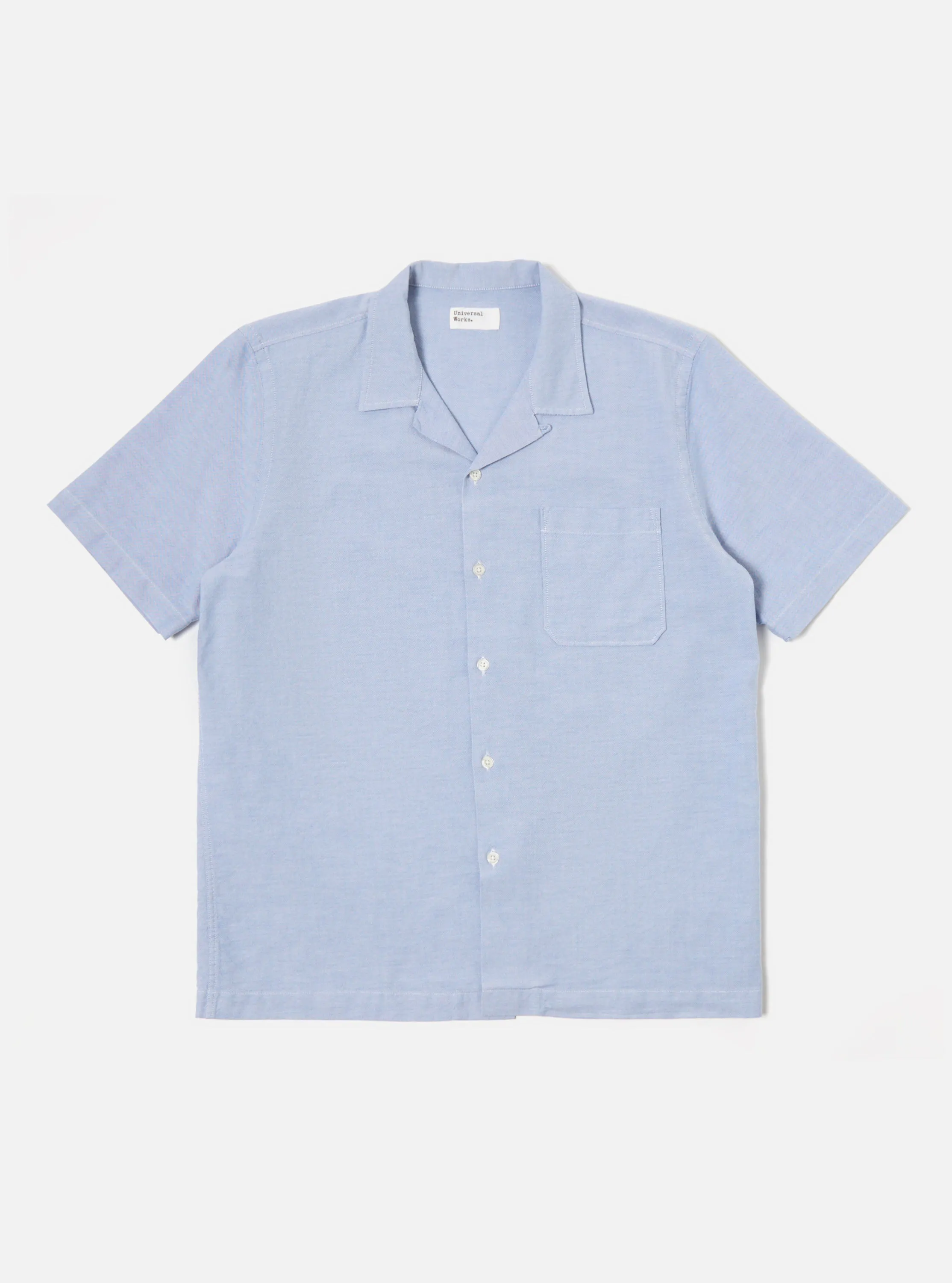 Universal Works Road Shirt in Sky Oxford Cotton sold by Universal Works product image thumbnail 2