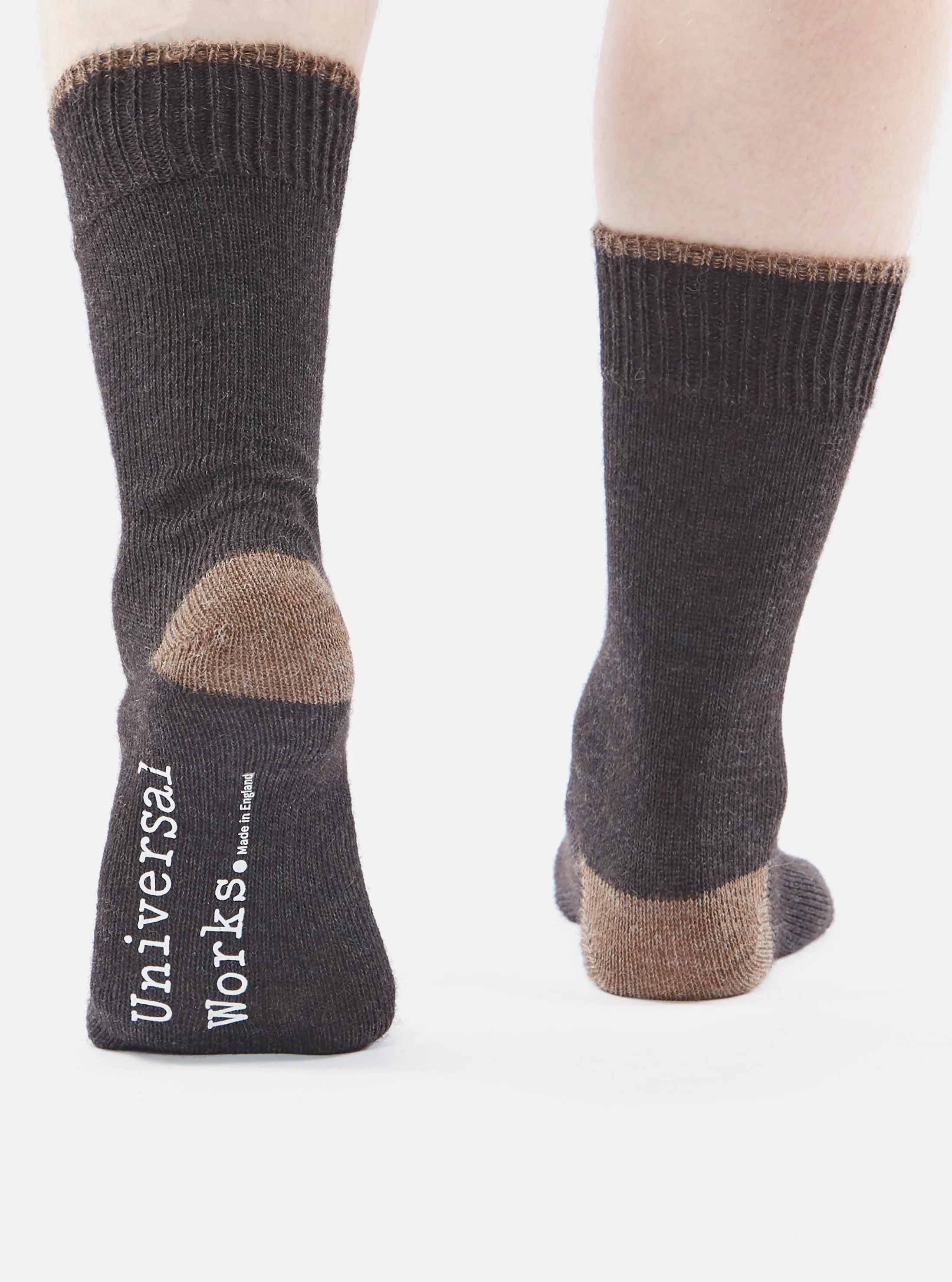 Charcoal Alpaca Wool Alpaca Sock sold by Universal Works product image thumbnail 5