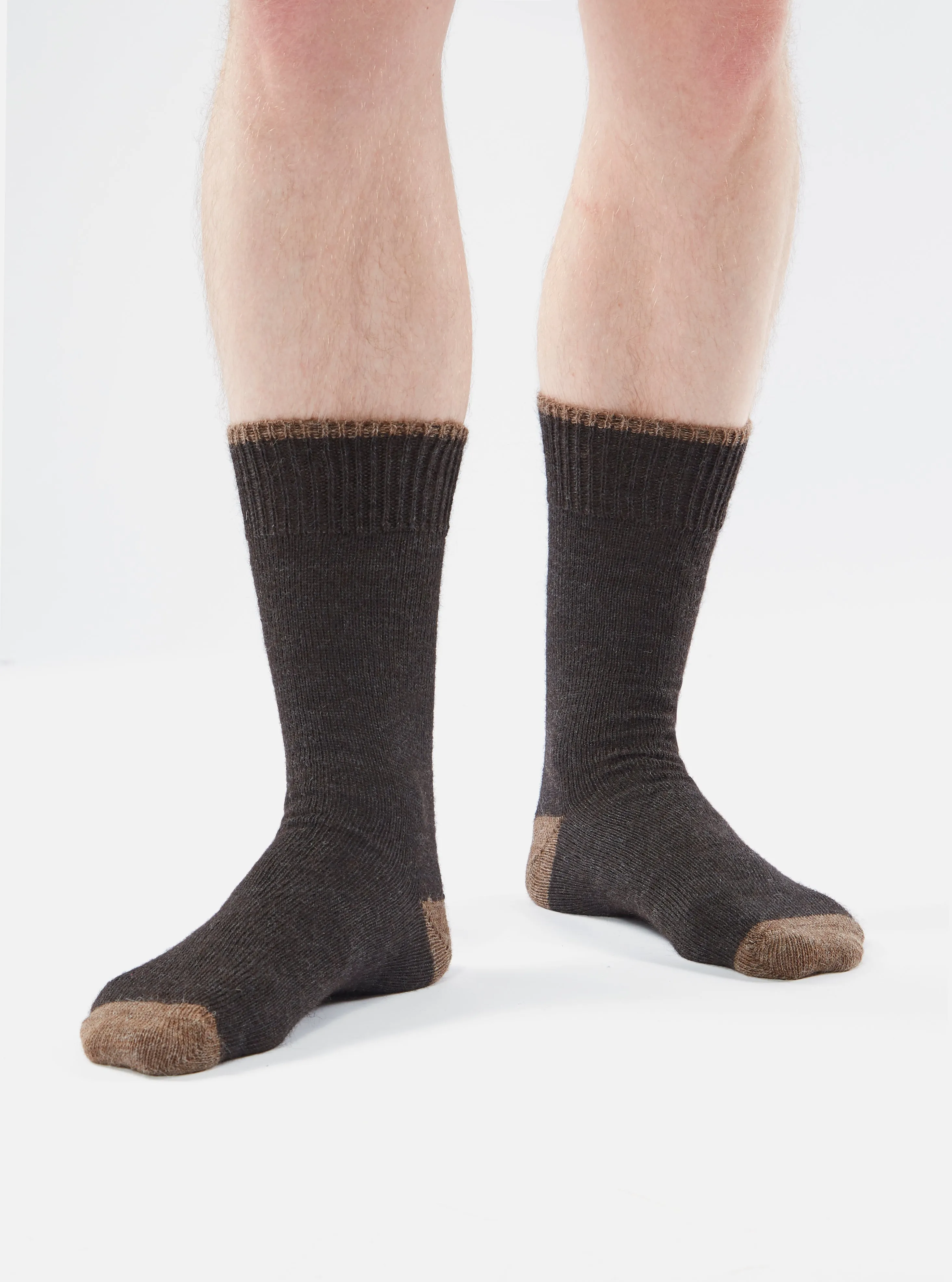 Charcoal Alpaca Wool Alpaca Sock sold by Universal Works product image thumbnail 4