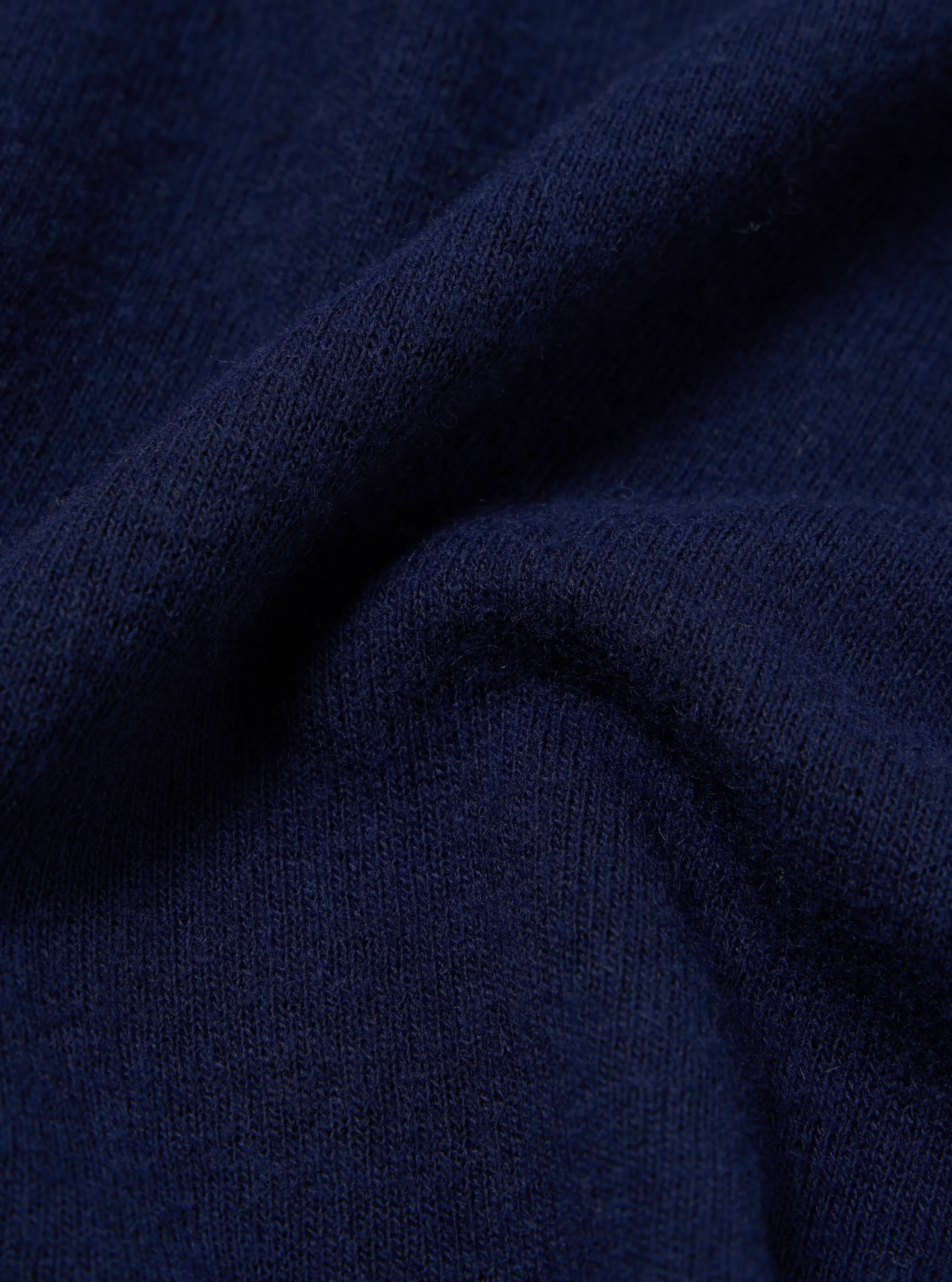 Universal Works Pullover S/S Shirt in Navy Recycled Wool Mix sold by Universal Works product image thumbnail 5
