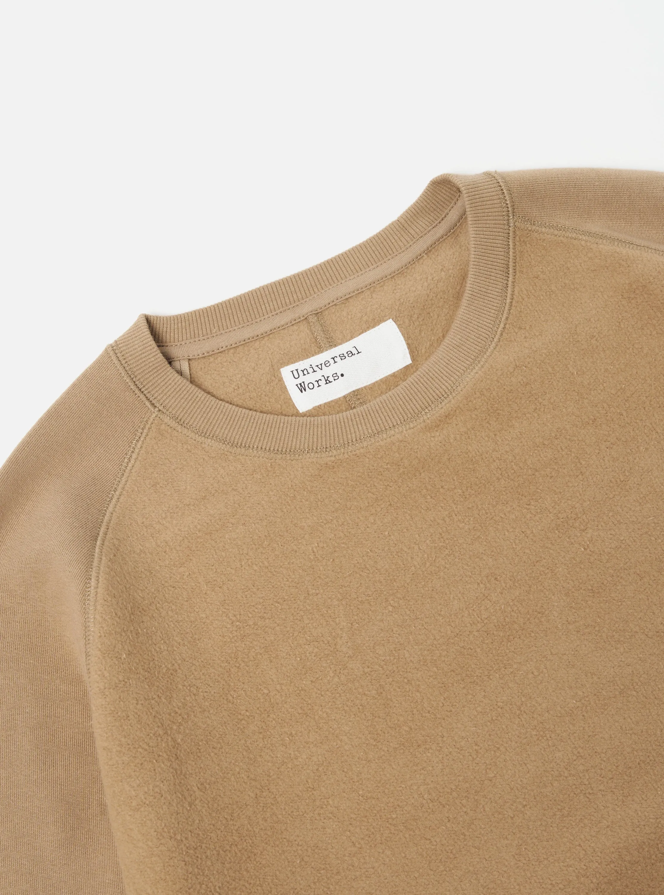 Universal Works Sweatshirt in Sand Brush Back Sweat sold by Universal Works product image thumbnail 3