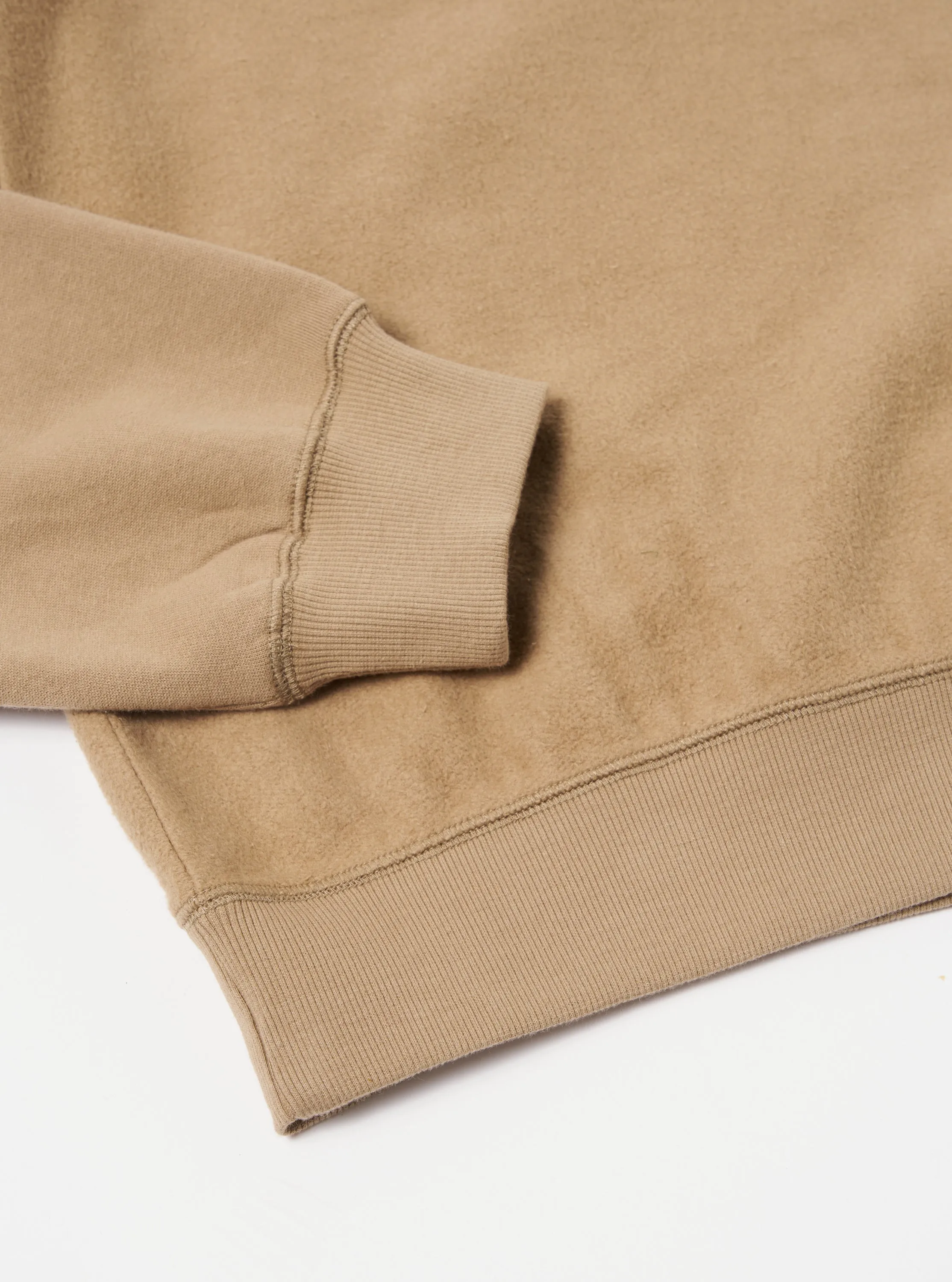Universal Works Sweatshirt in Sand Brush Back Sweat sold by Universal Works product image thumbnail 5