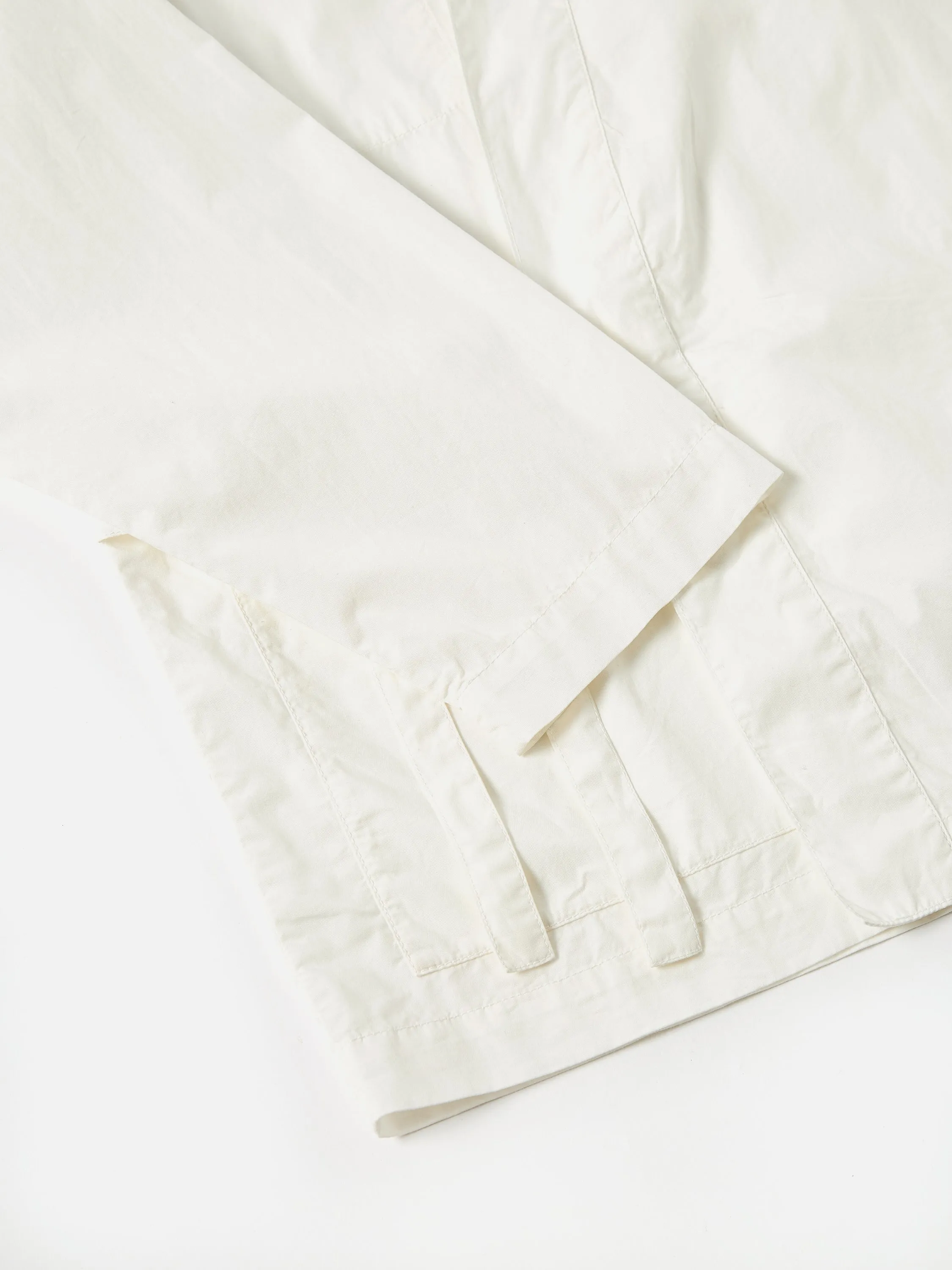 Universal Works Kyoto Work Jacket in Ecru Broad Cloth sold by Universal Works product image thumbnail 5