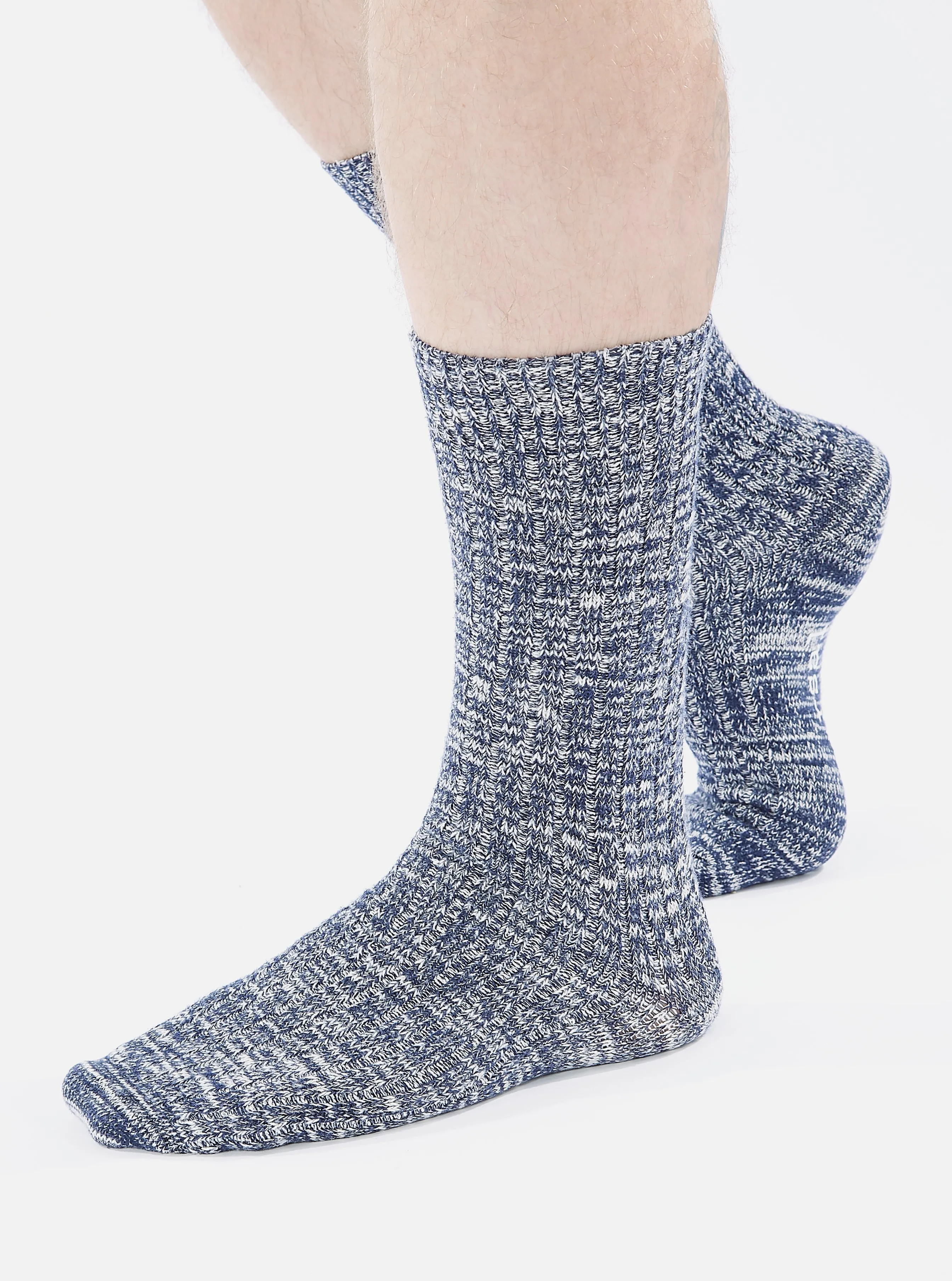 Navy Slub Knit Slub Sock sold by Universal Works product image thumbnail 2