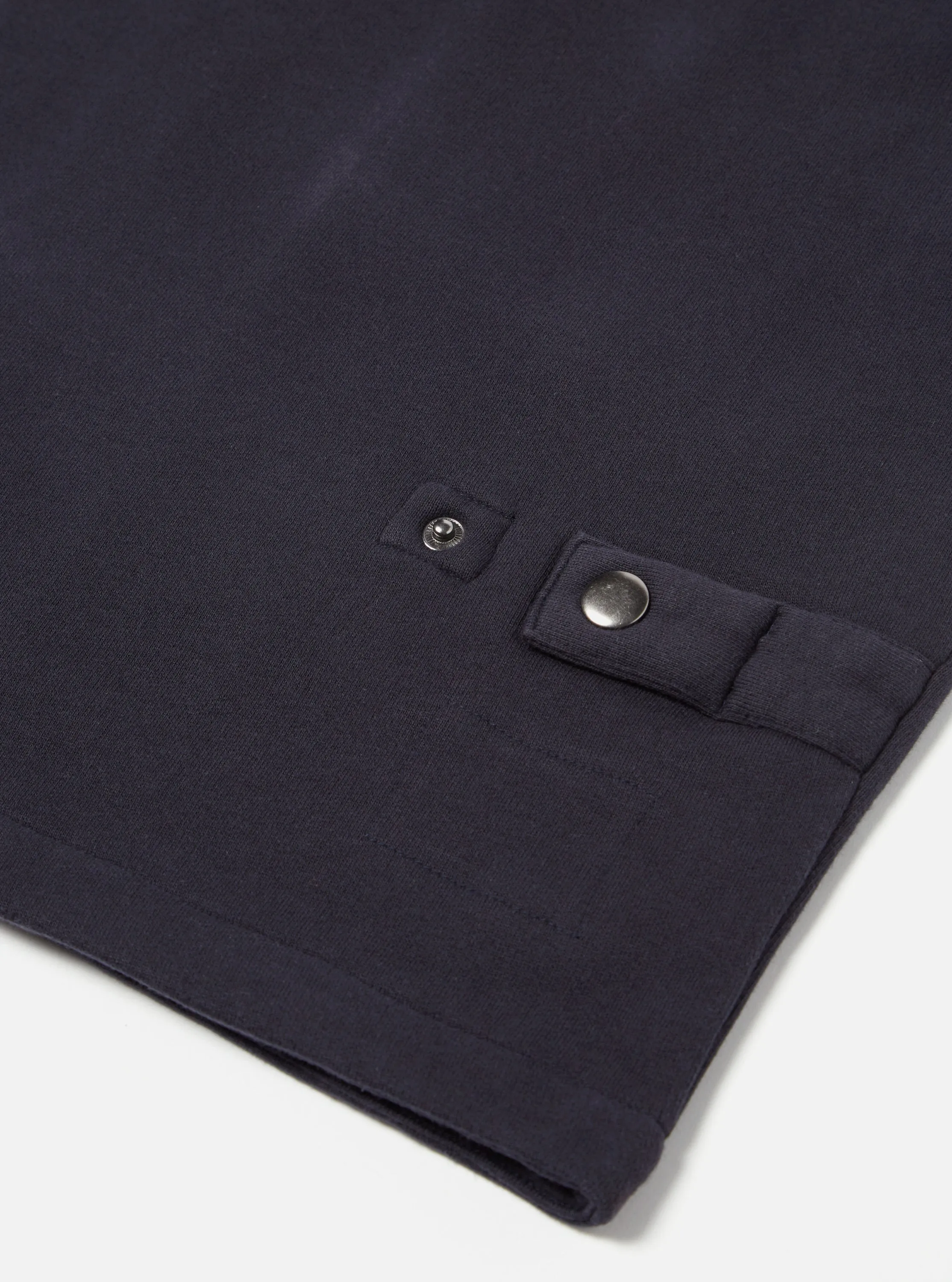 Universal Works Lazy Day Gilet in Navy Brush Back Sweat sold by Universal Works product image thumbnail 4