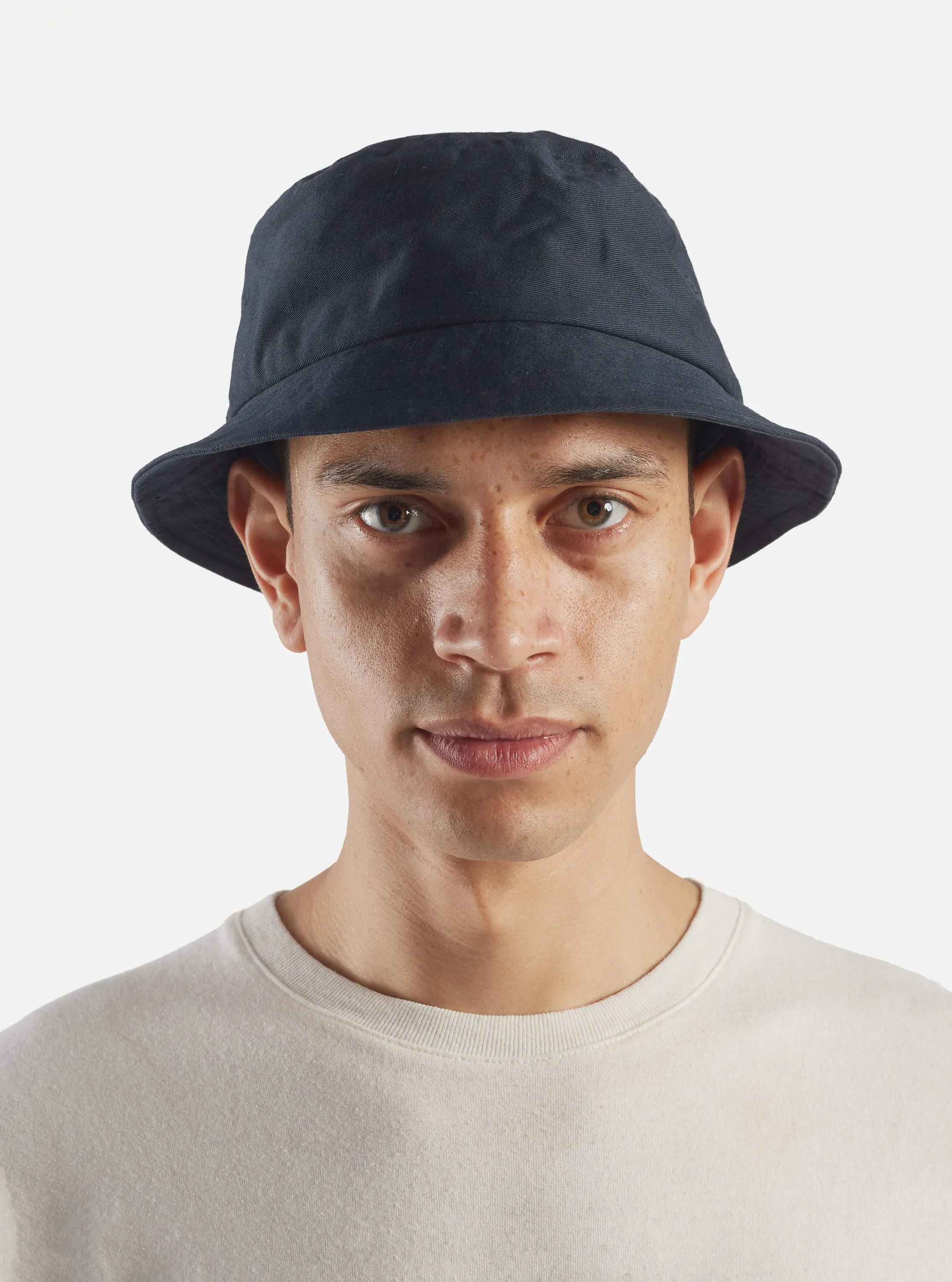 Universal Works Beach Hat in Navy Twill sold by Universal Works product image thumbnail 3
