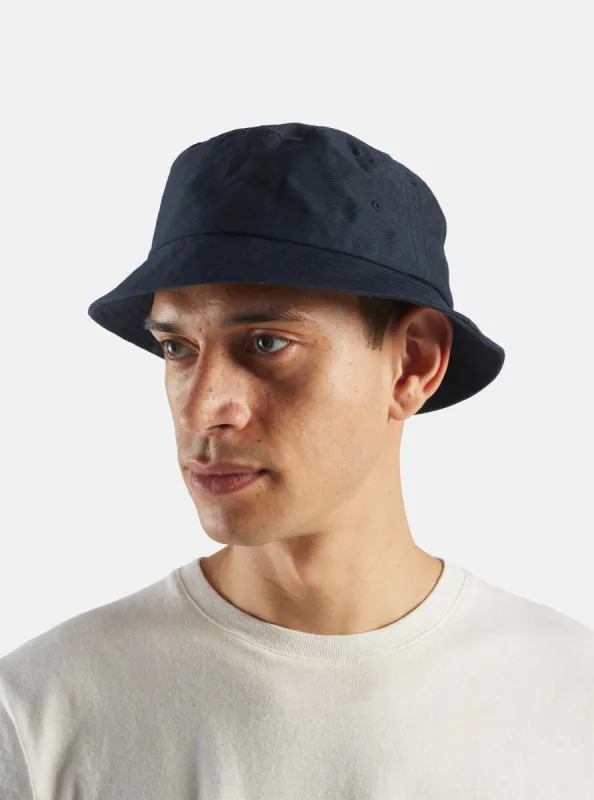 Universal Works Beach Hat in Navy Twill sold by Universal Works