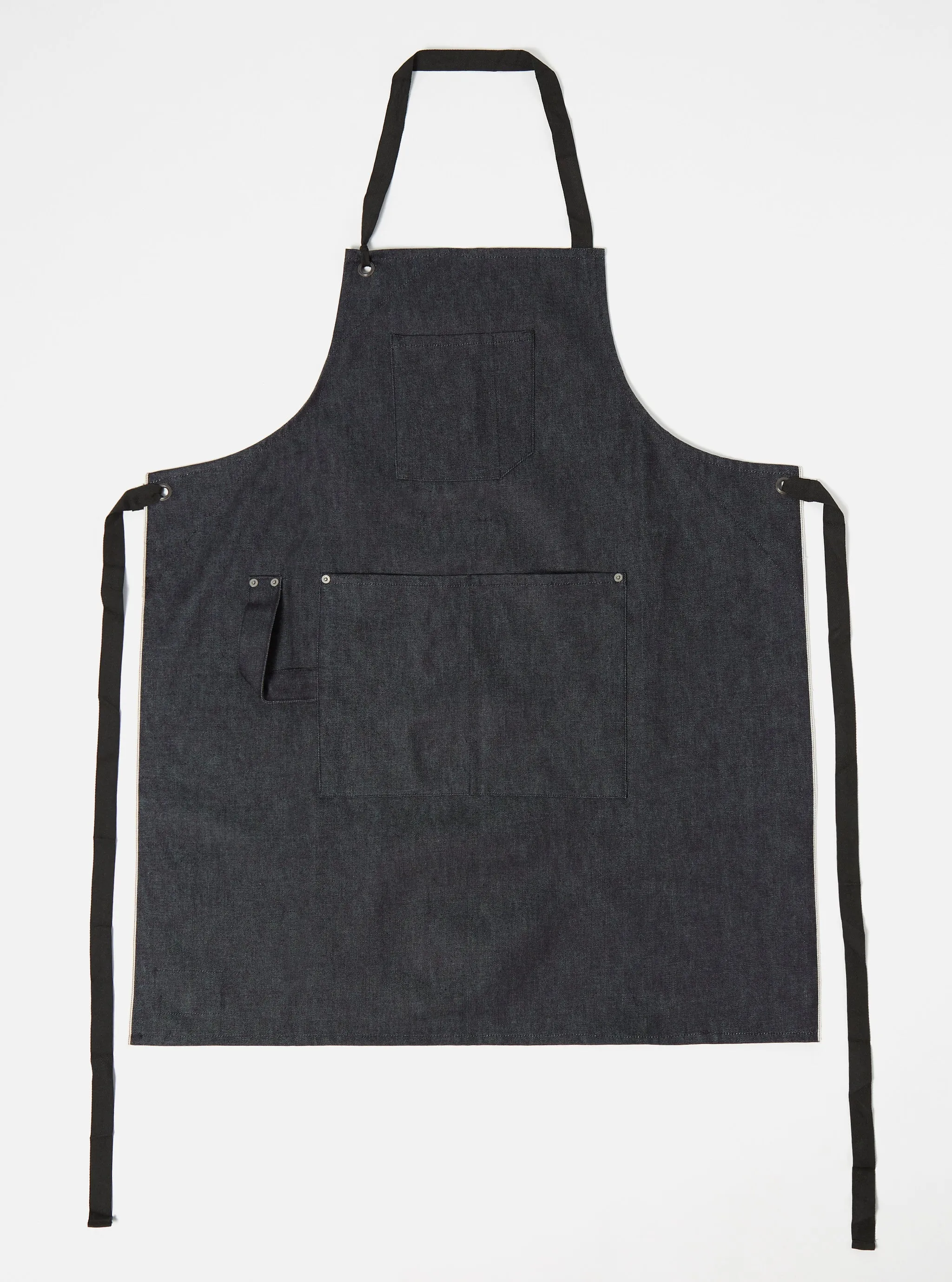 Universal Works Apron in Indigo Selvedge Denim sold by Universal Works