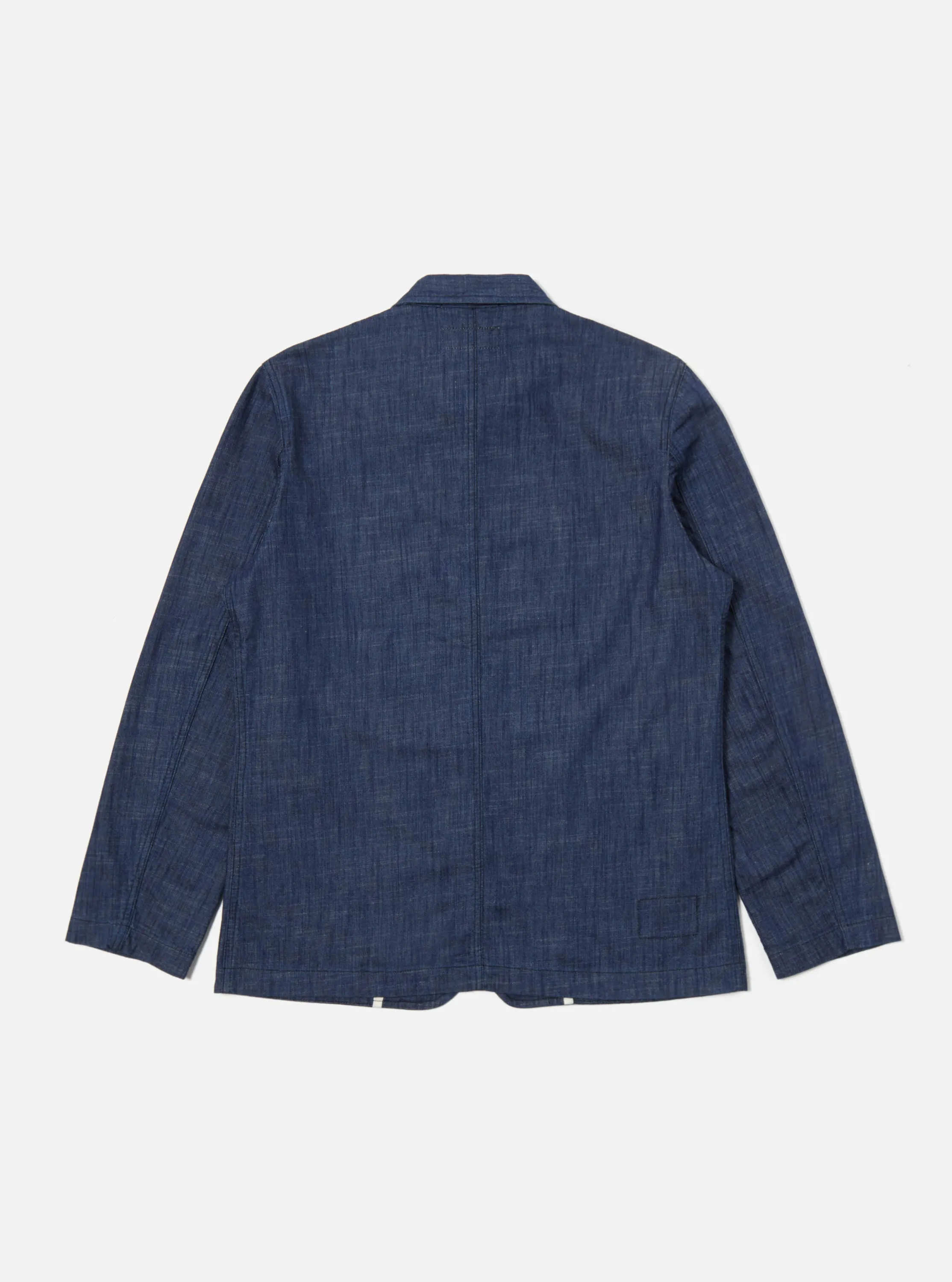 Universal Works Bakers Jacket in Indigo Atlantic Denim sold by Universal Works product image thumbnail 3