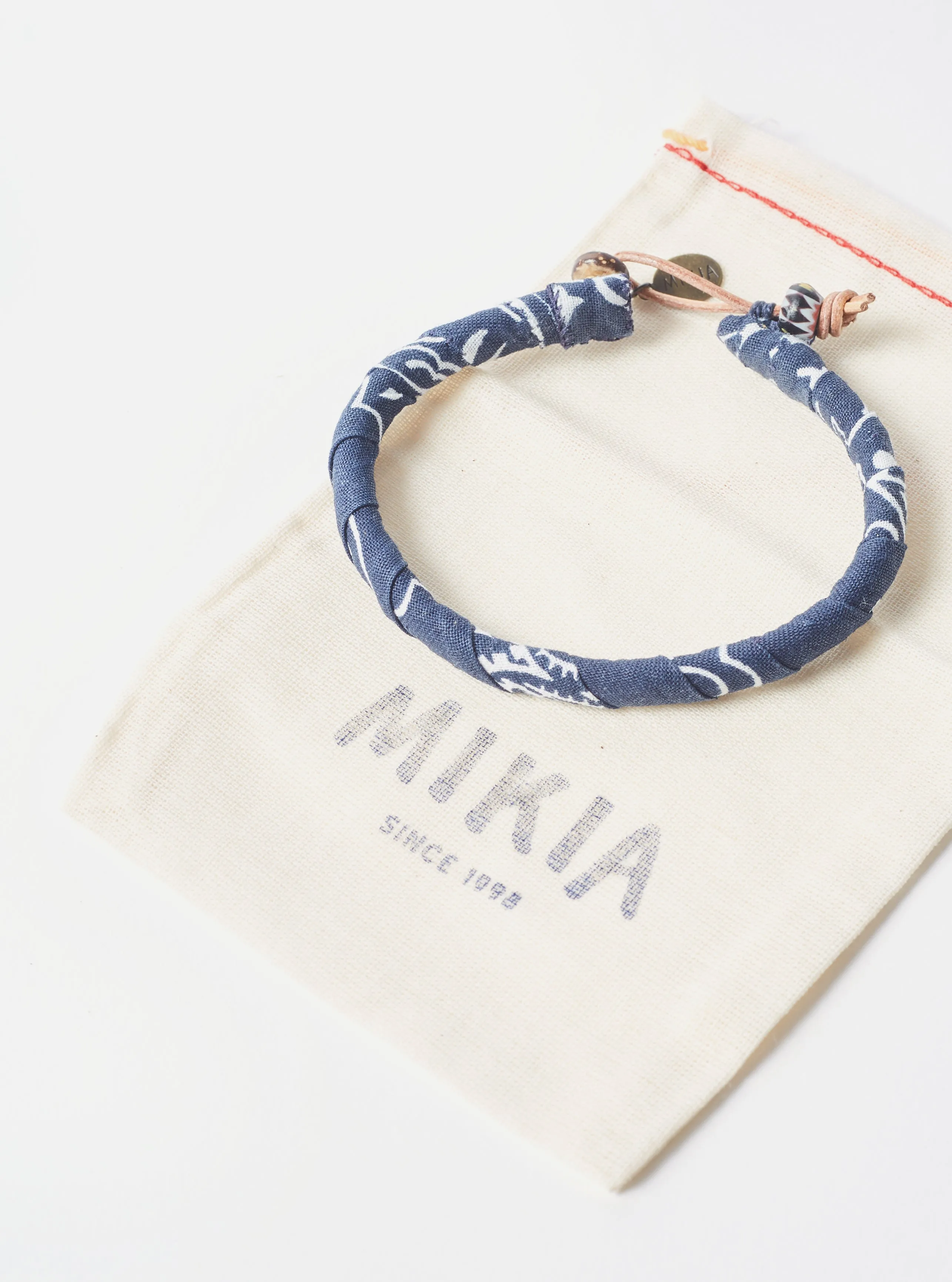 Mikia Bracelet in Navy Bandana sold by Universal Works product image thumbnail 2