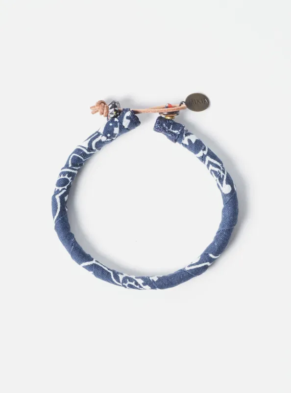 Mikia Bracelet in Navy Bandana made by Universal Works