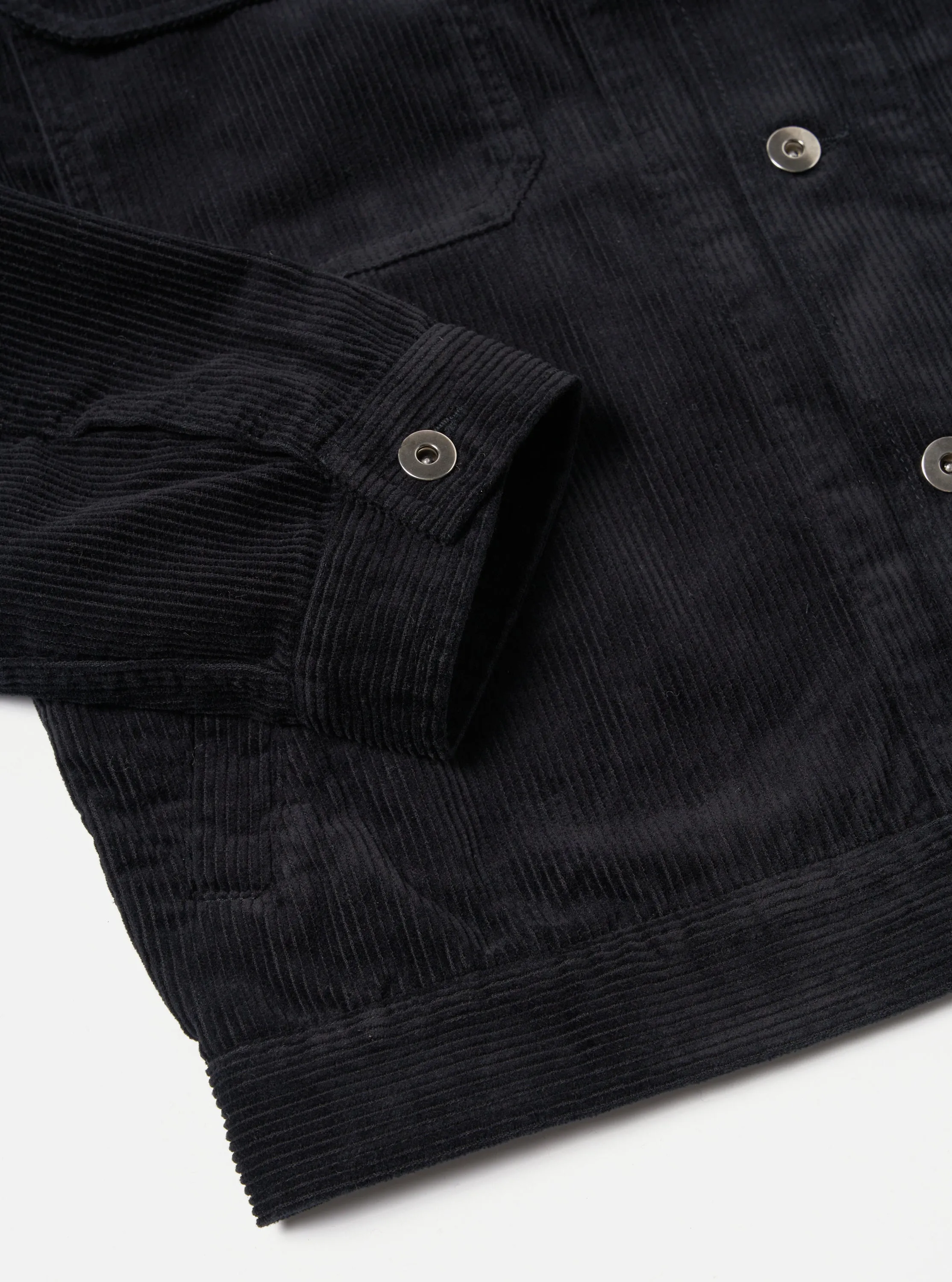 Universal Works Trucker Jacket in Black Cord sold by Universal Works product image thumbnail 5