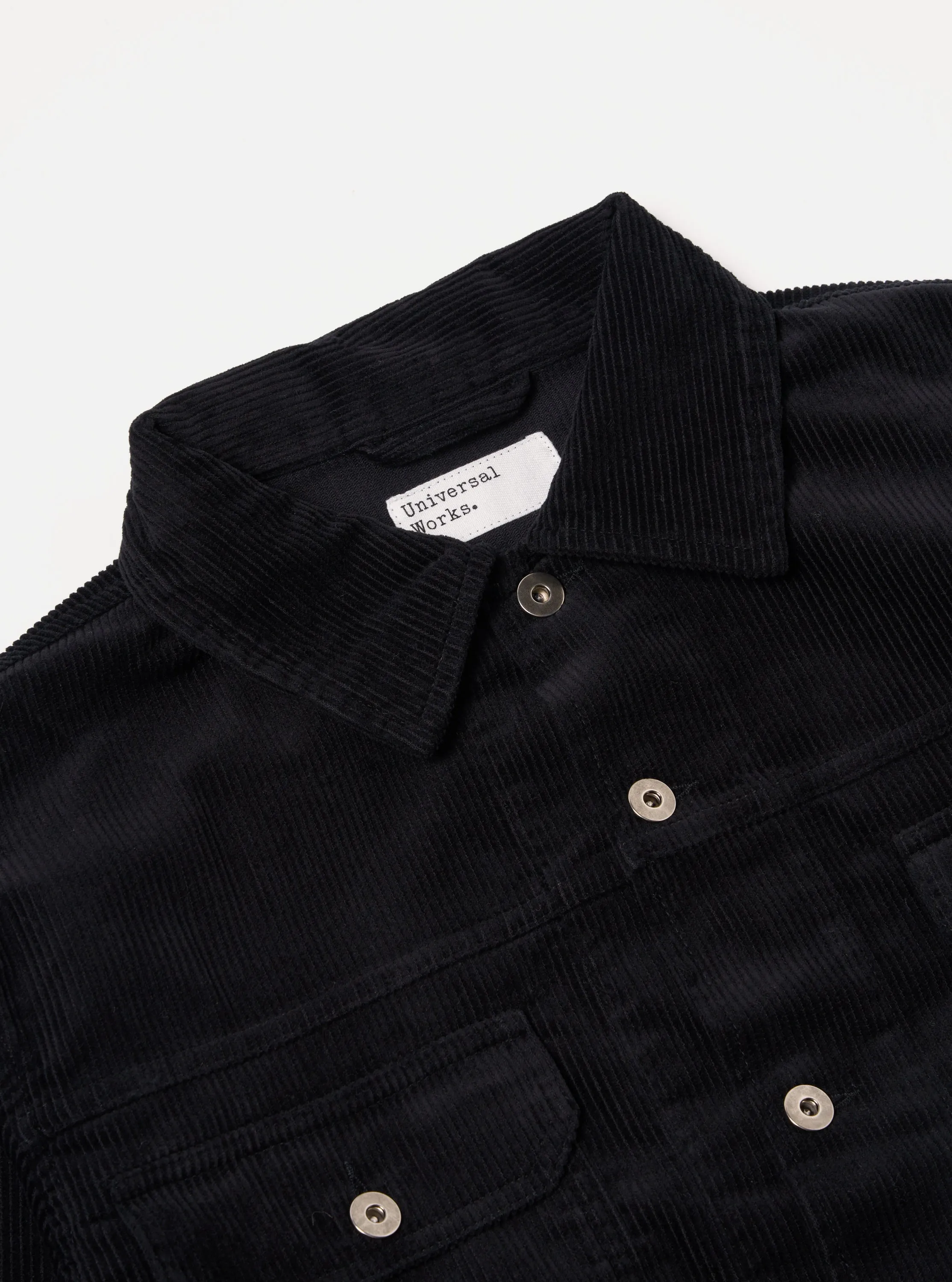 Universal Works Trucker Jacket in Black Cord sold by Universal Works product image thumbnail 3