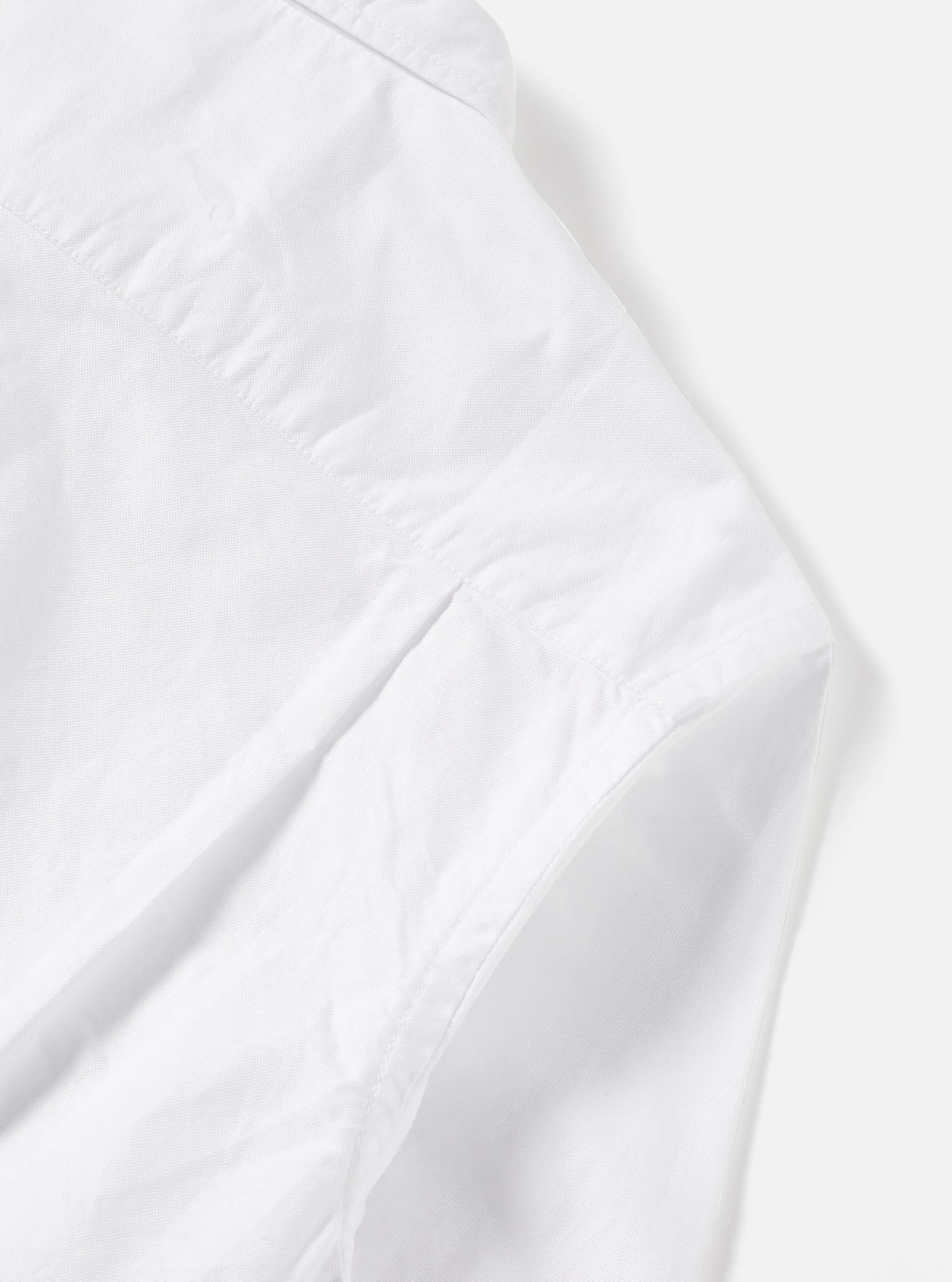 Universal Works Bib Front Shirt in White Oxford/Cord Mix sold by Universal Works product image thumbnail 4